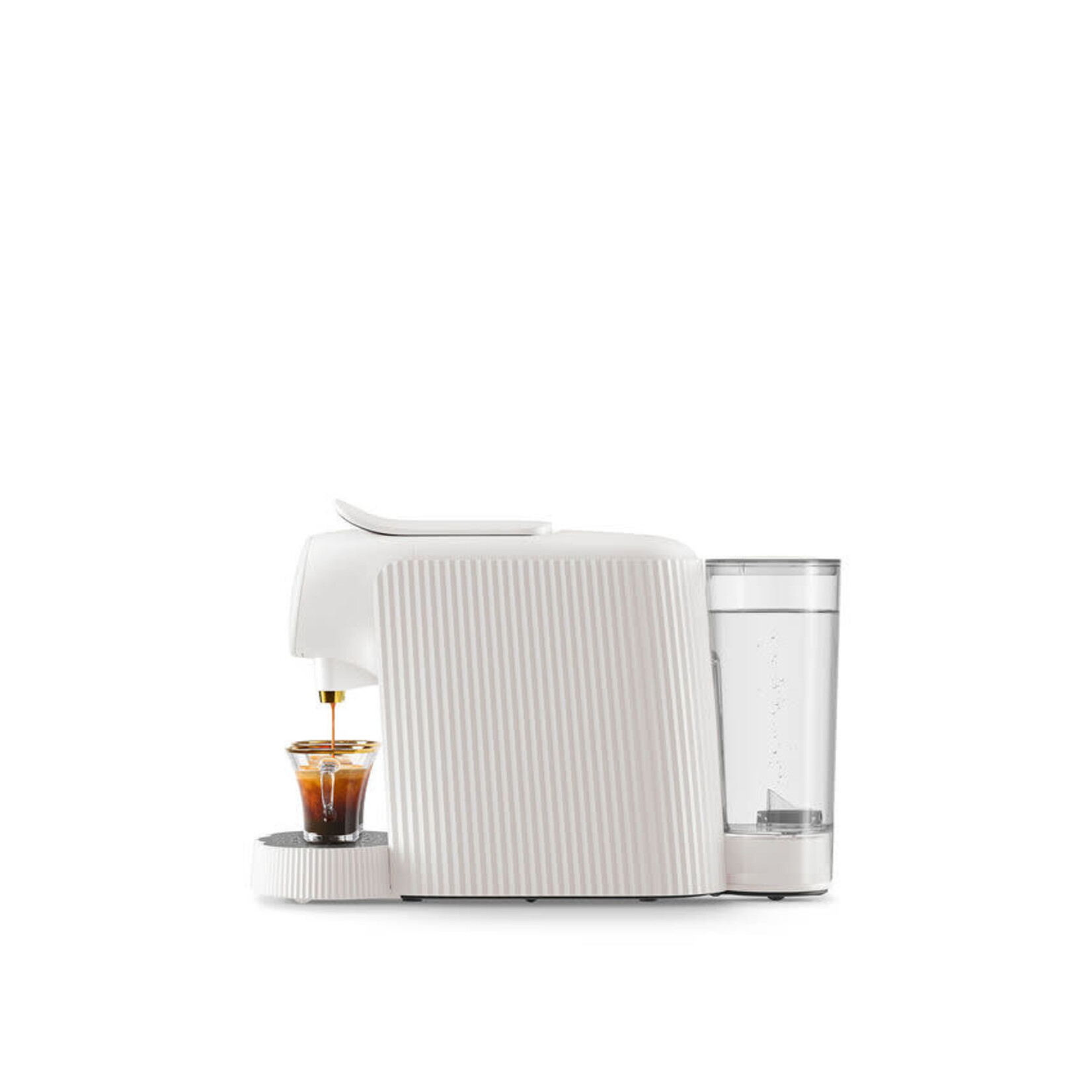 Alessi Alessi  L'Or Barista by Alessi Plisse Nespresso koffie capsule machine wit Alessi LM9014/w