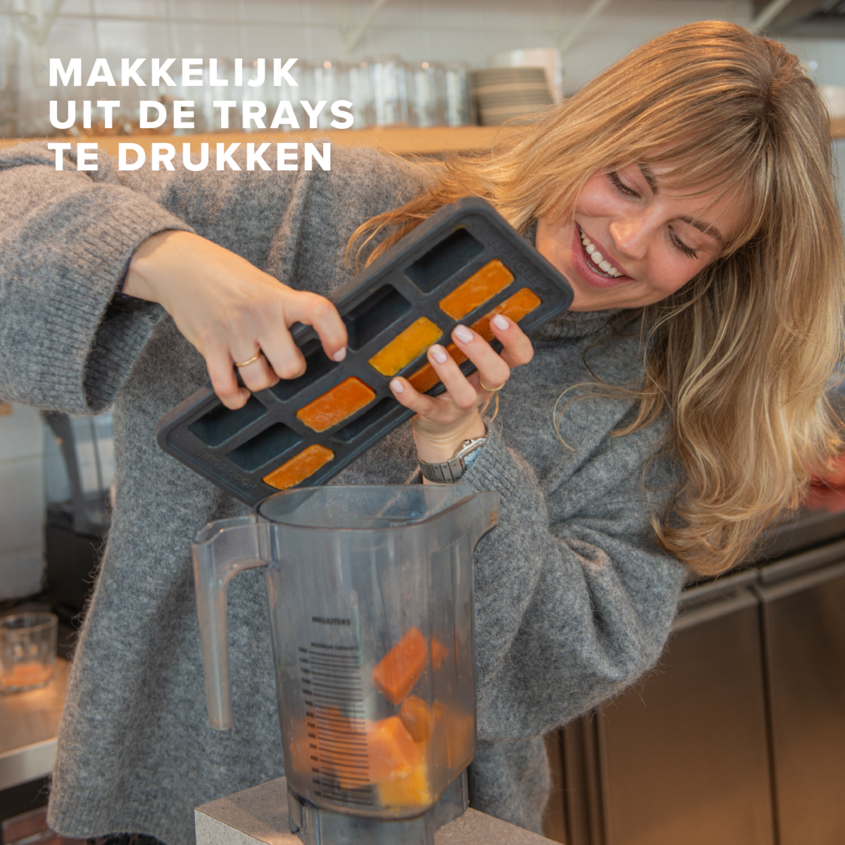 Diverse Merken 12 x 30 ml food save Food Cube the Original Siliconen vorm 240°C BPAfree 663030