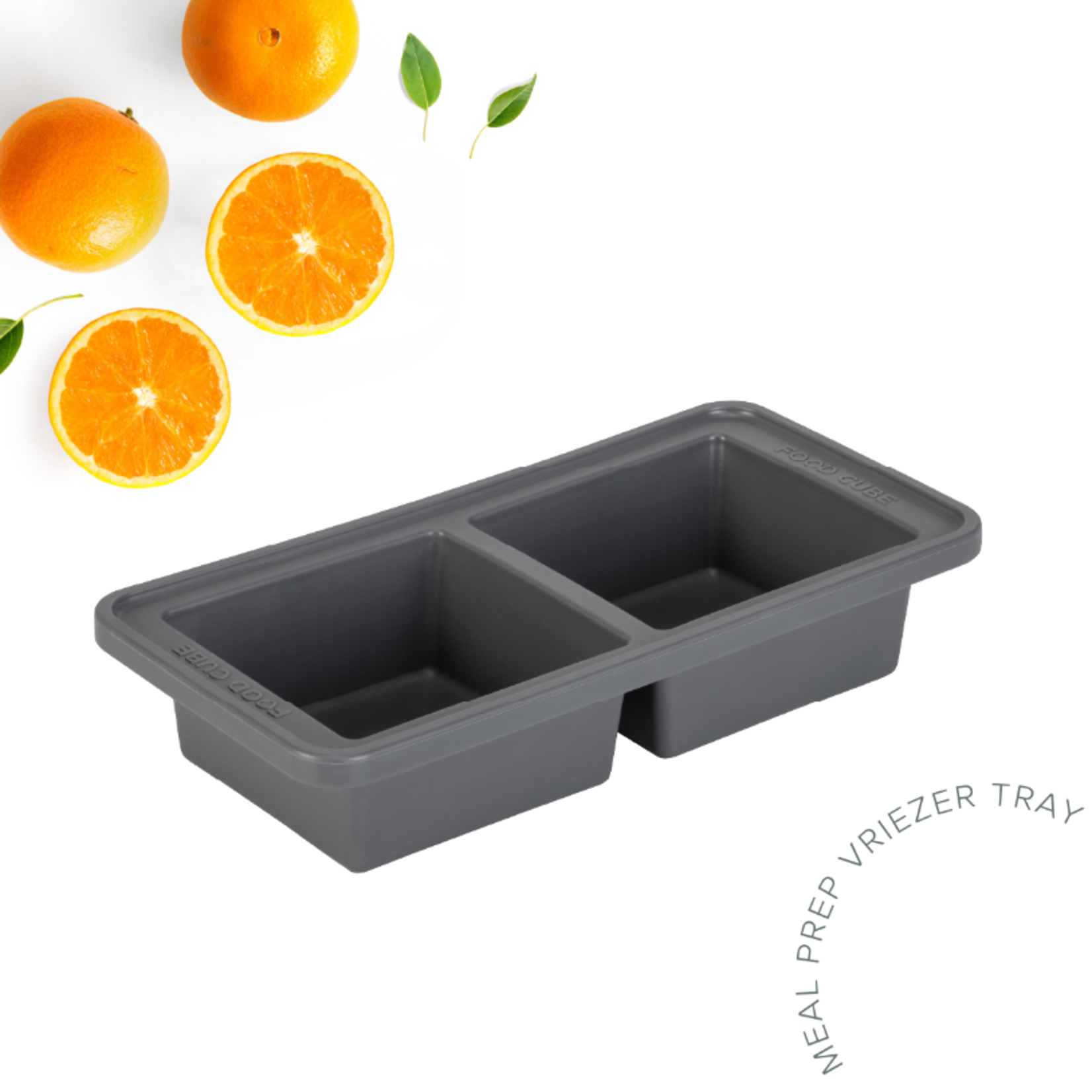 Diverse Merken 2 x 500 ml food save Food Cube the Original Siliconen vorm 240°C BPAfree 663500