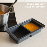 Diverse Merken 2 x 500 ml food save Food Cube the Original Siliconen vorm 240°C BPAfree 663500