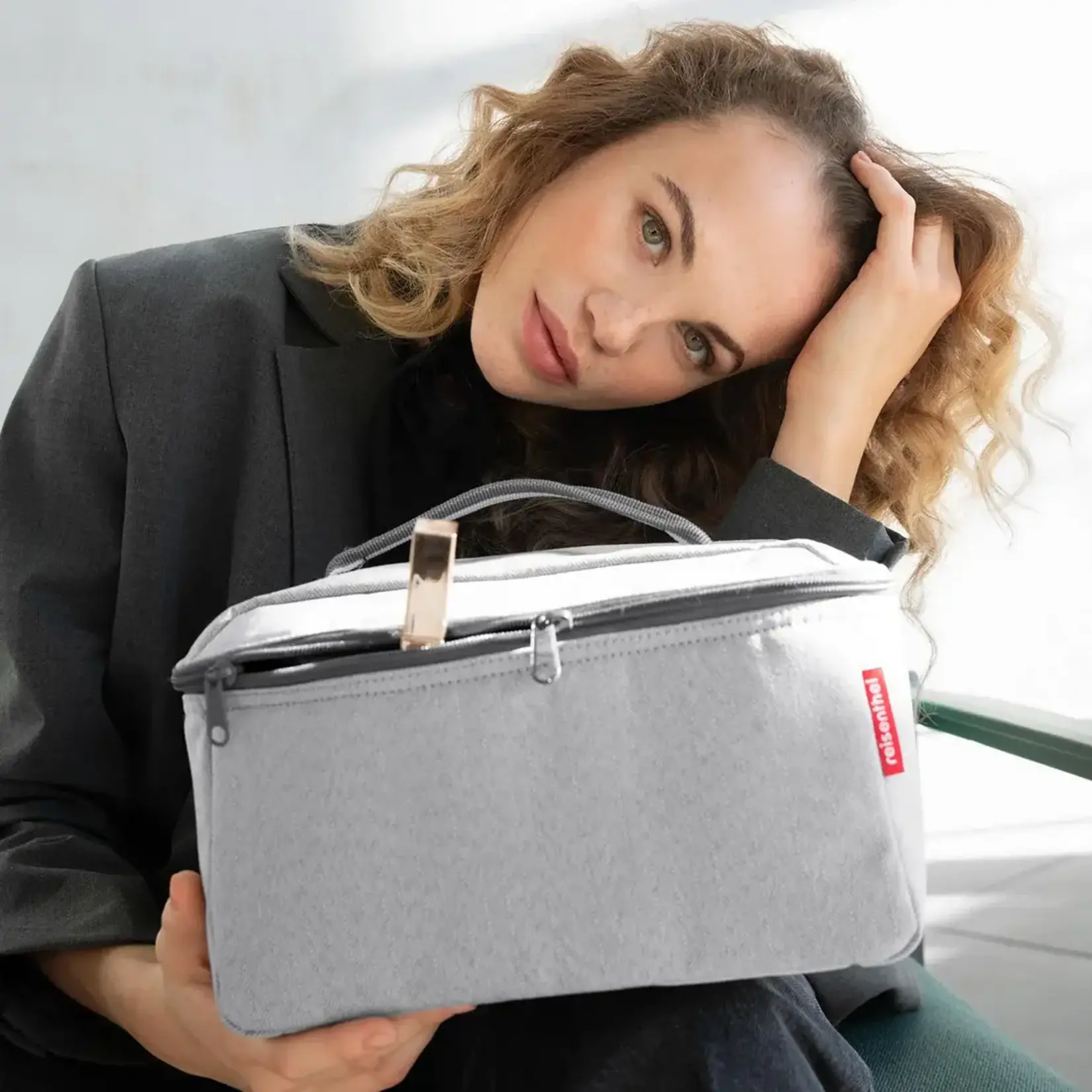 Reisenthel Reisenthel Beautycase Herringbone Grey Reisenthel FF7074