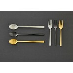 Bitz Set-4 mat rvs taartvorkjes Bitz lepels rvs taartvorkjes rvs Bitz 23279