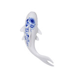 Heinen Delfts Blauw 230 mm Heinen Delfts Blauw Wand decoratie Vis middelmaat Heinen Delfts Blauw WD0005