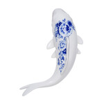 Heinen Delfts Blauw 240 mm Heinen Delfts Blauw Wand decoratie Vis groot Heinen Delfts Blauw WD0006