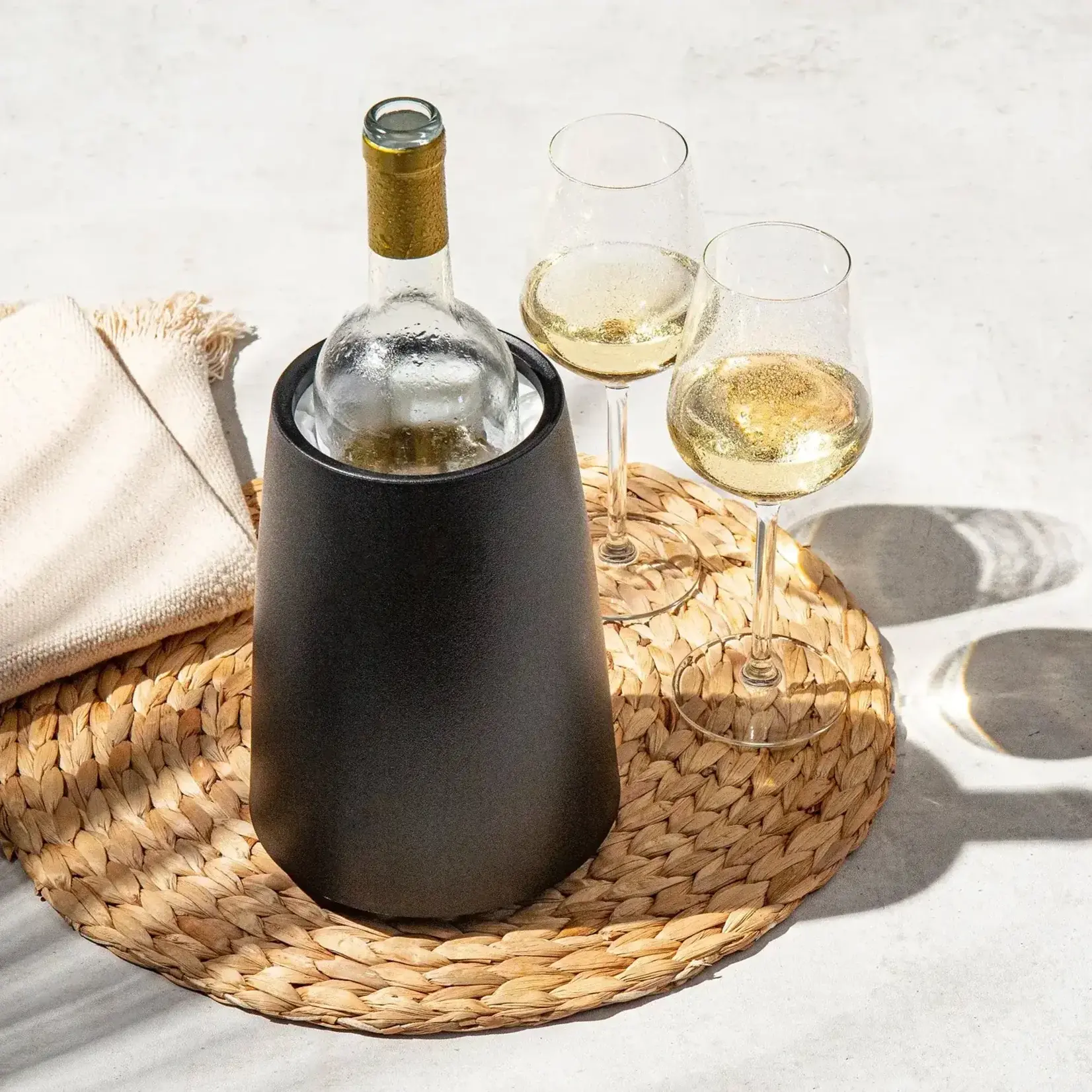 Diverse Merken Active cooler wine Elegant Vacuvin active cooler wijnkoeler elegant zwart Vacuvin 3649460