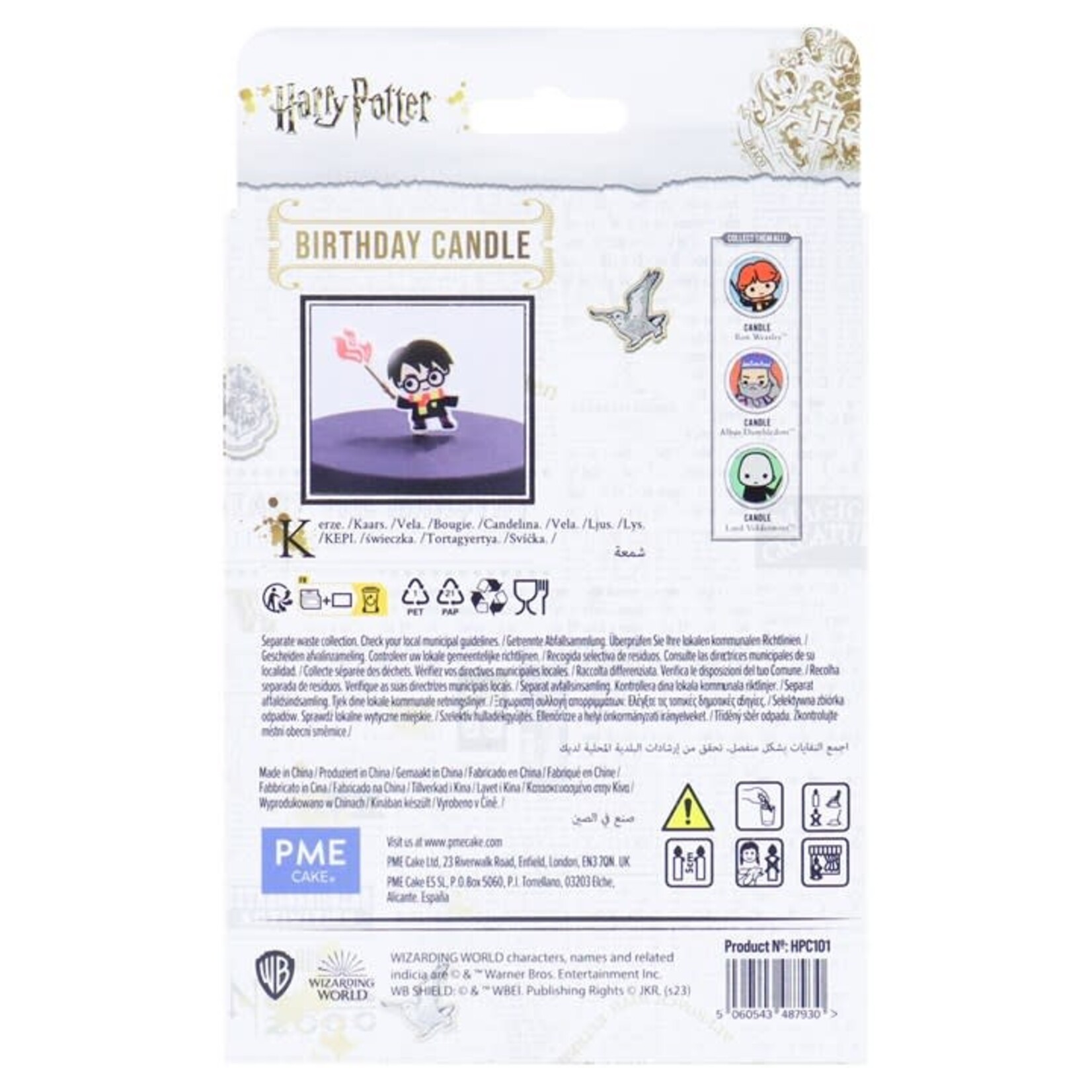 Diverse Merken Harry Potter karakterkaars Harry Potter PME Cake HPC101