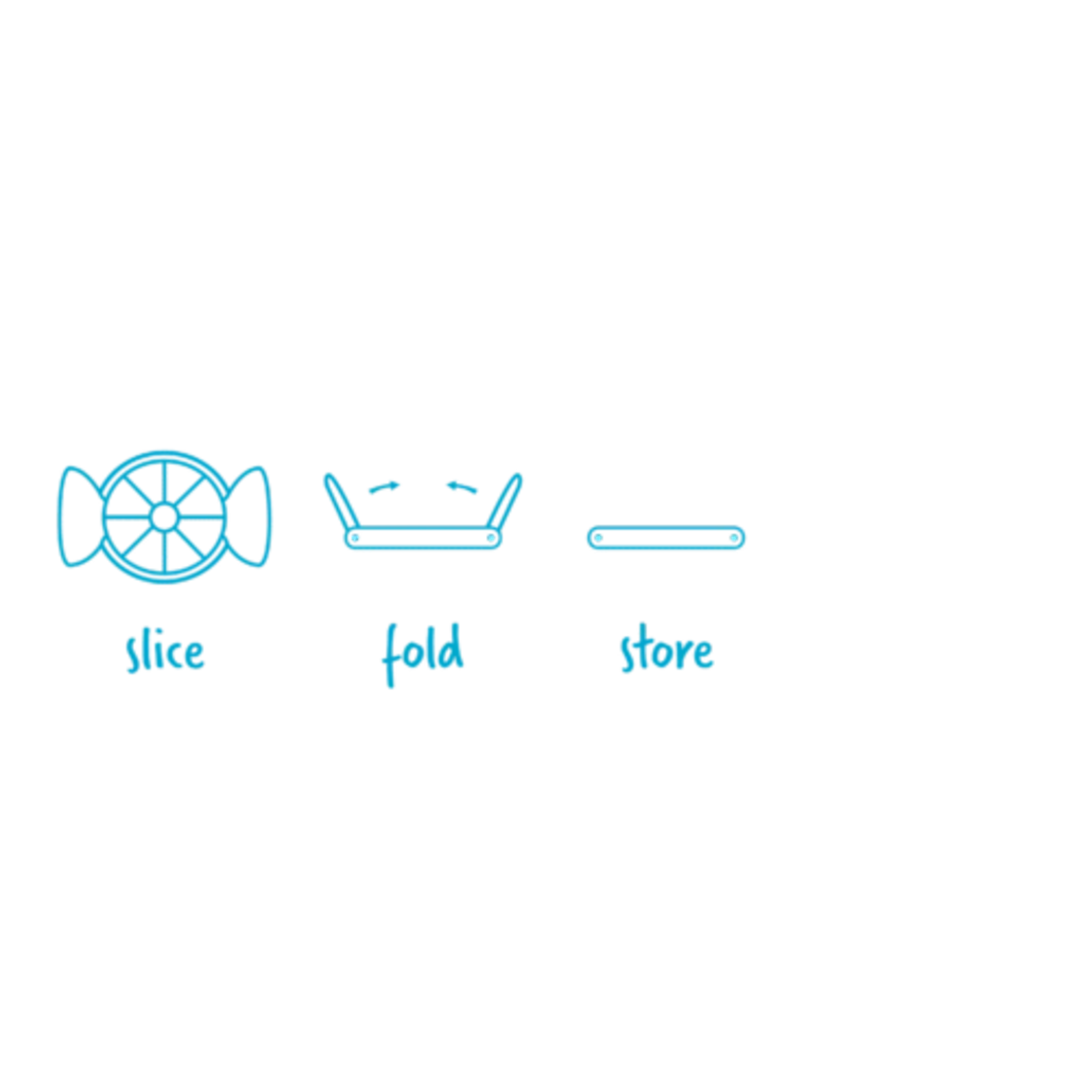 Diverse Merken Dreamfarm  Flapple plat opvouwbare appel snijder Dreamfarm DFAP3062