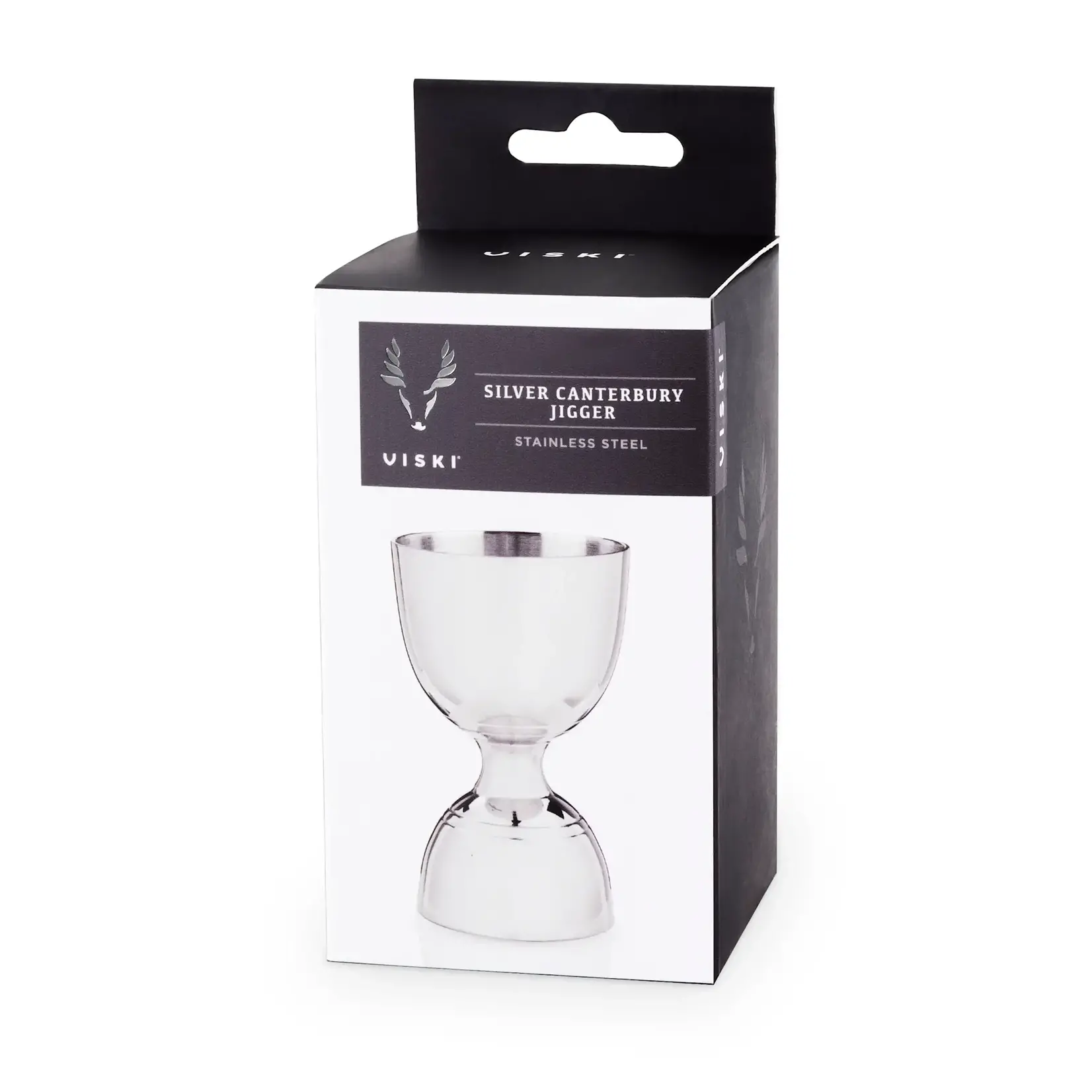 Viski 30 + 60 ml Canterbury jigger Viski jigger rvs barmaatje Viski 5276