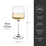 Viski Viski Reserve Julien Crystal Chardonnay Glasses Set of 4 Viski Chardonnay glazen 4 Viski