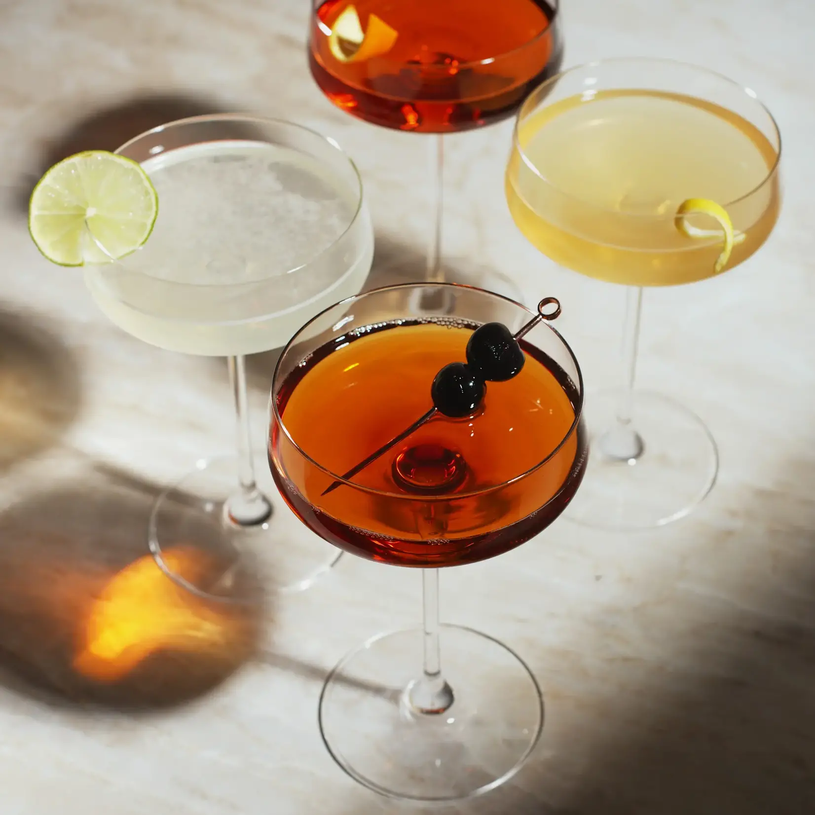 Viski Viski Reserve Julien Crystal Coupe Set of 4 Viski Champagne en cocktail coupe set-4 Viski