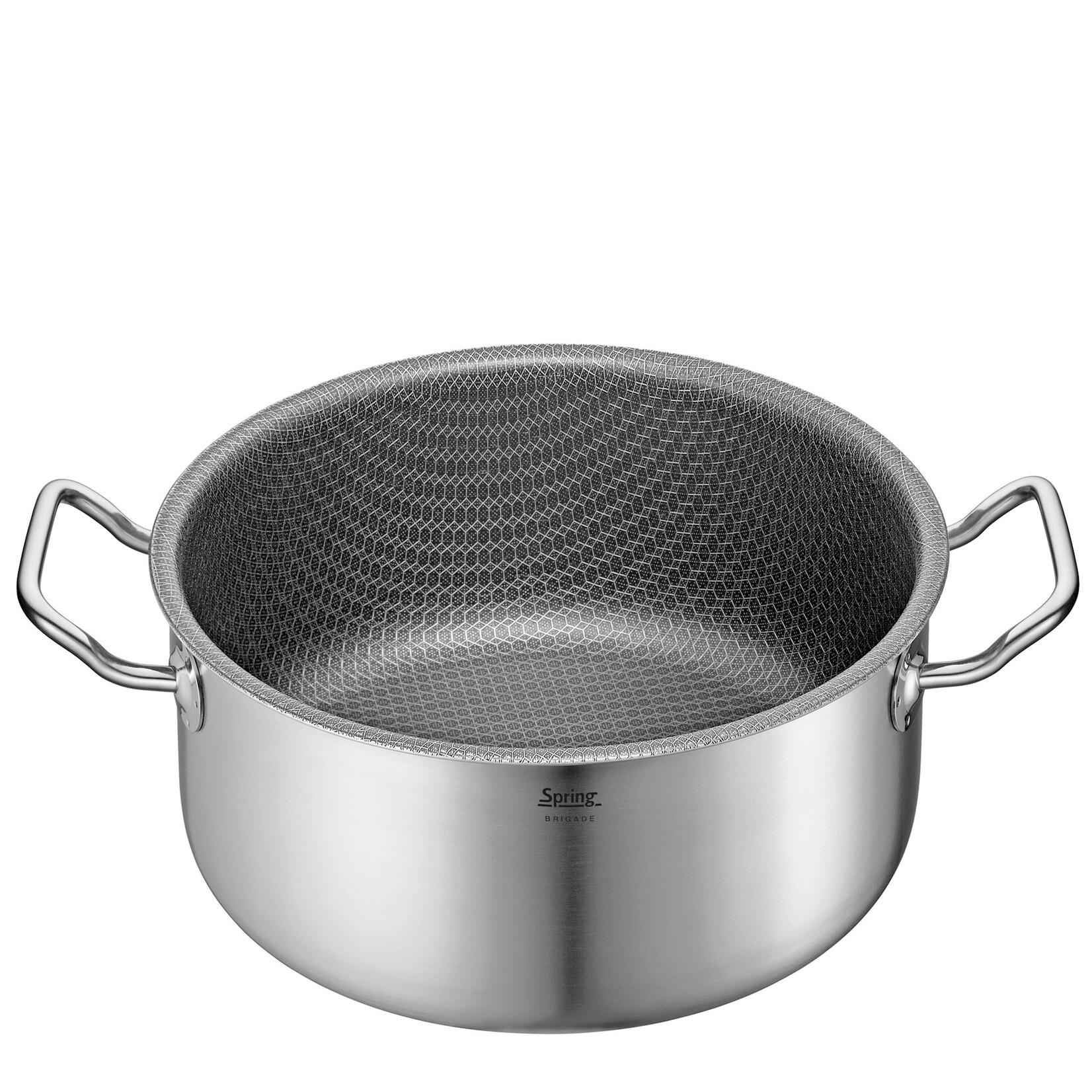 Spring Pannen en meer 24 cm 4.7 liter Braadpan Spring Brigade Premium Cut Resist Pure Braadpan 24 cm 10 cm hoog Spring 0415400624
