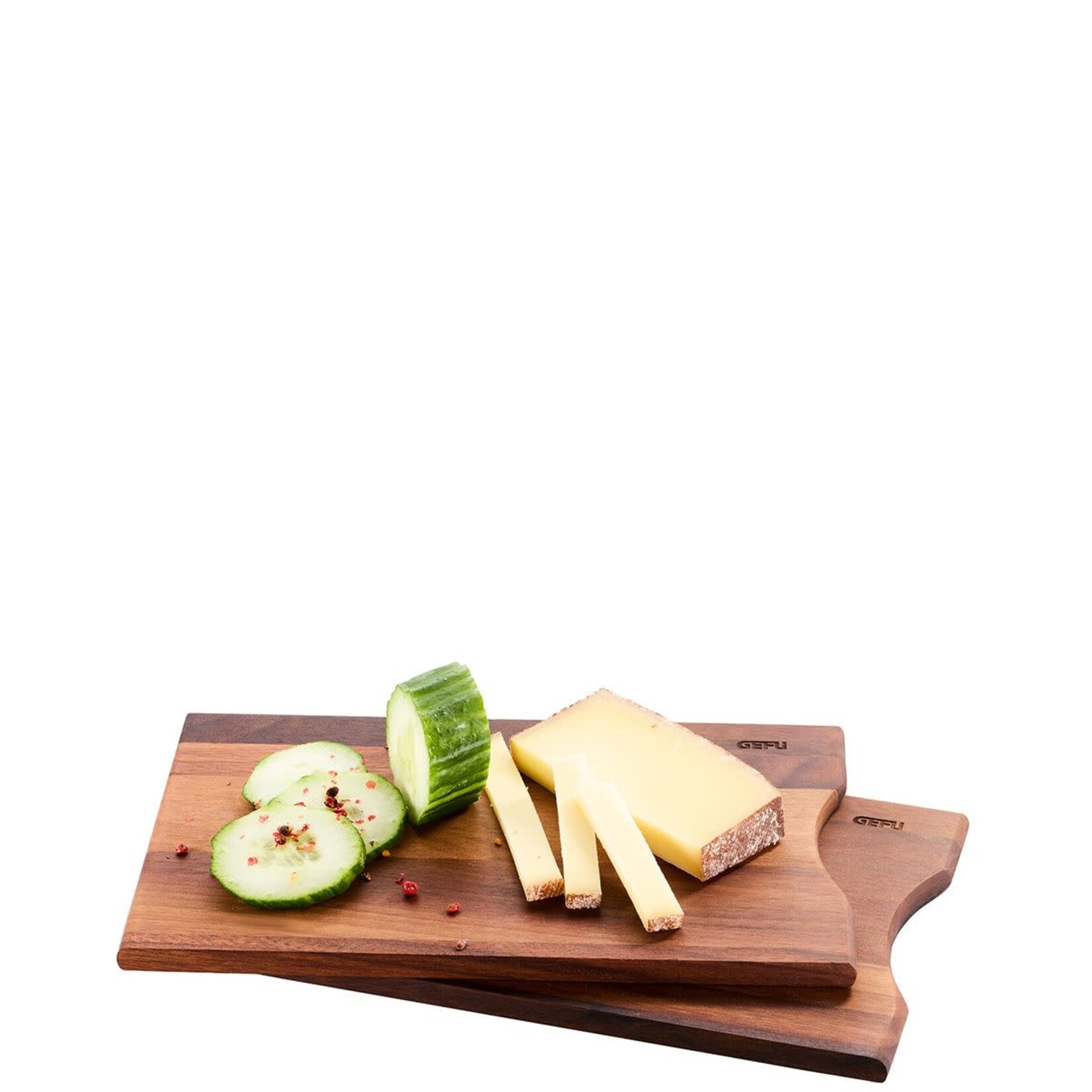 Gefu set-2 240 x 145 x 11 mm Walnoten snijplank Gefu Enno ontbijtplankjes set-2 walnoten hout Gefu 13944