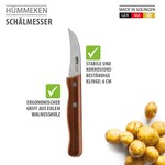 Gefu 6 cm gebogen schilmes Gefu Hummeken Solingen schilmes krom 6 cm groentemes Gefu 14011