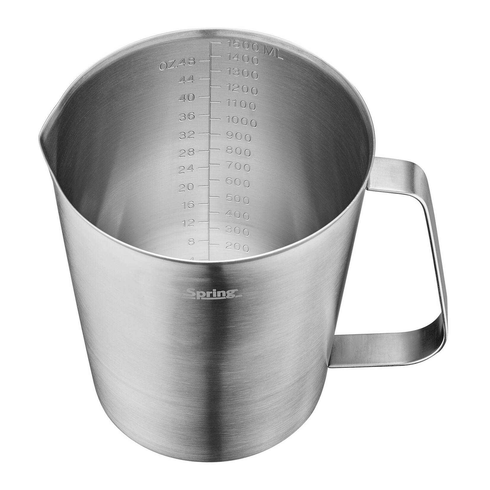 Spring Pannen en meer 1.5 liter rvs maatbeker Spring Tools rvs maatbeker 1.5 liter 1500 ml Spring 1880006015