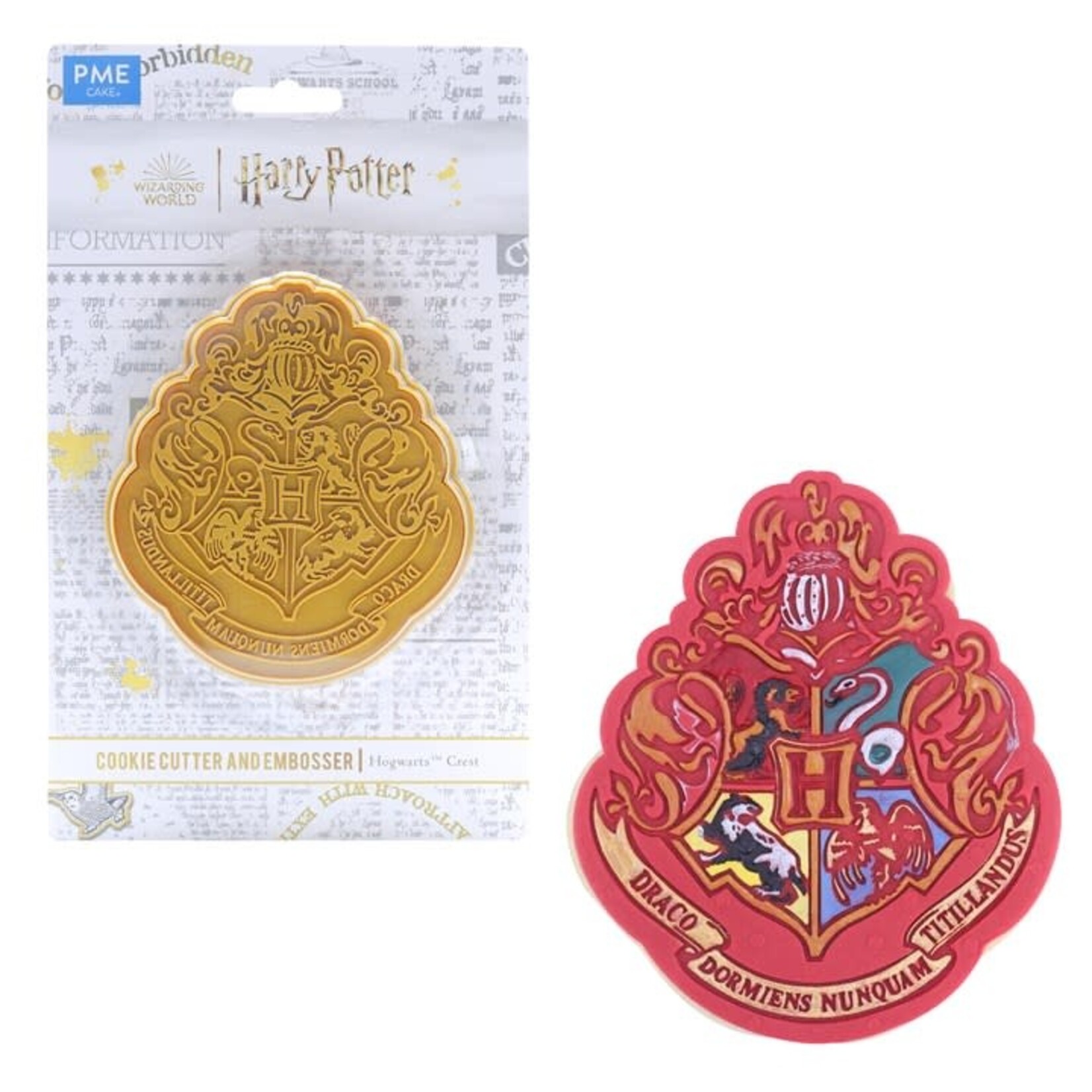 PME Cake Harry Potter Hogwarts Crest koek uitsteekvorm taart versiering Harry Potter PME Cake HPG406