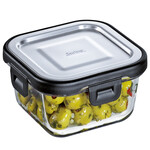 Spring Pannen en meer 320 ml glazen voorraad pot vierkant Spring Tools 320 ml voorraad pot Spring 1816850630