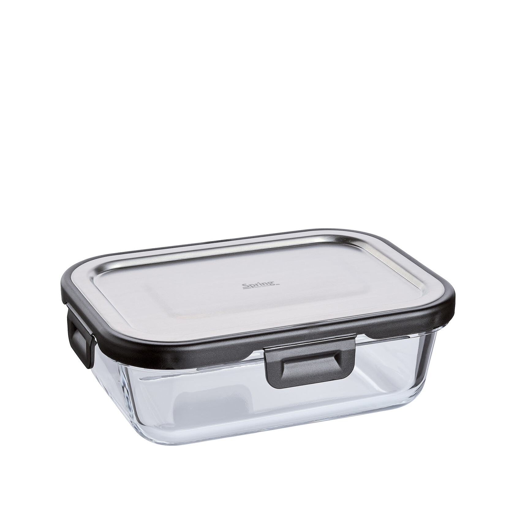 Spring 640 ml glazen voorraad pot rechthoek Spring Tools 640 ml voorraad pot Spring 1816870660