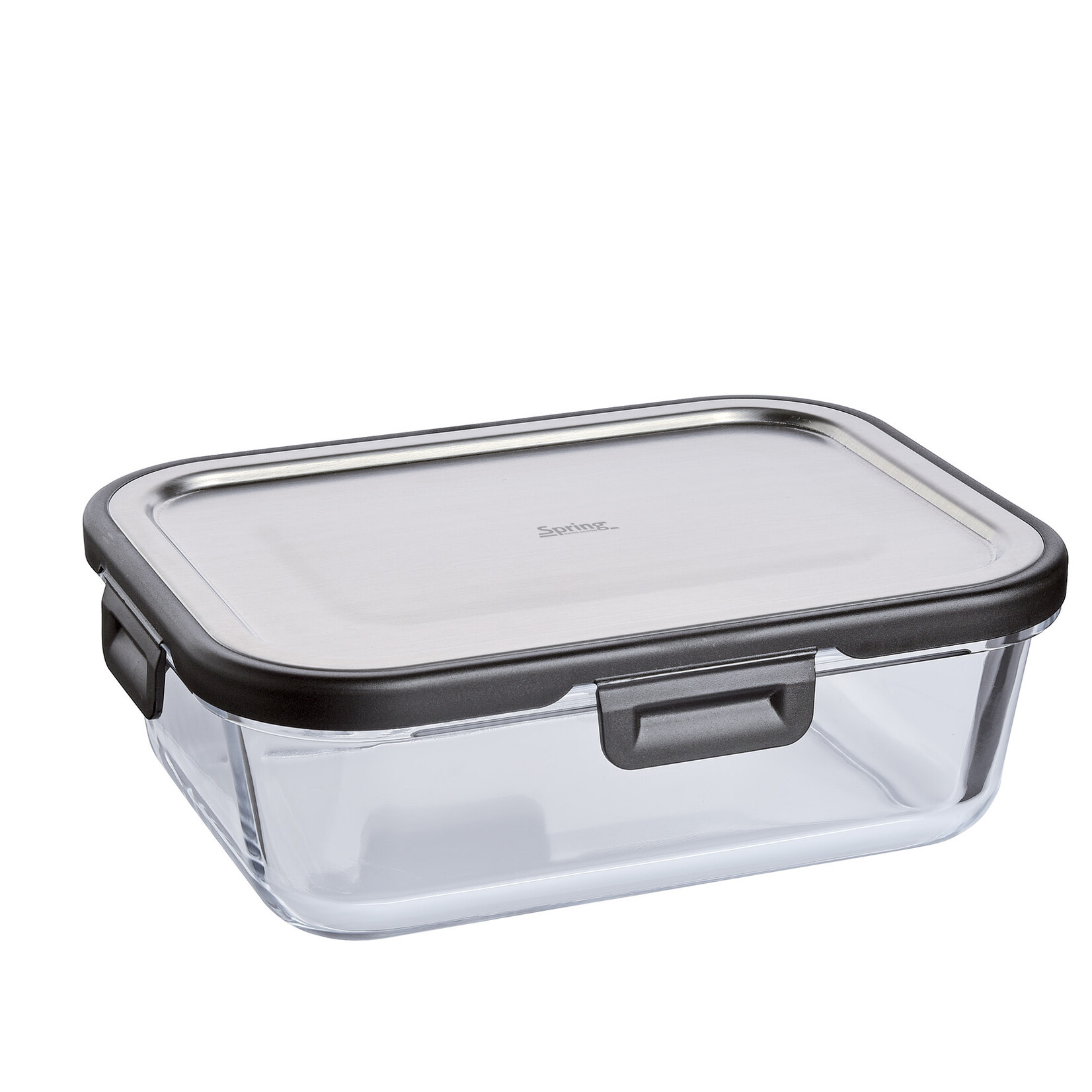 Spring Pannen en meer 1000 ml glazen voorraad pot rechthoek Spring Tools 1 liter voorraad pot Spring 1816870690