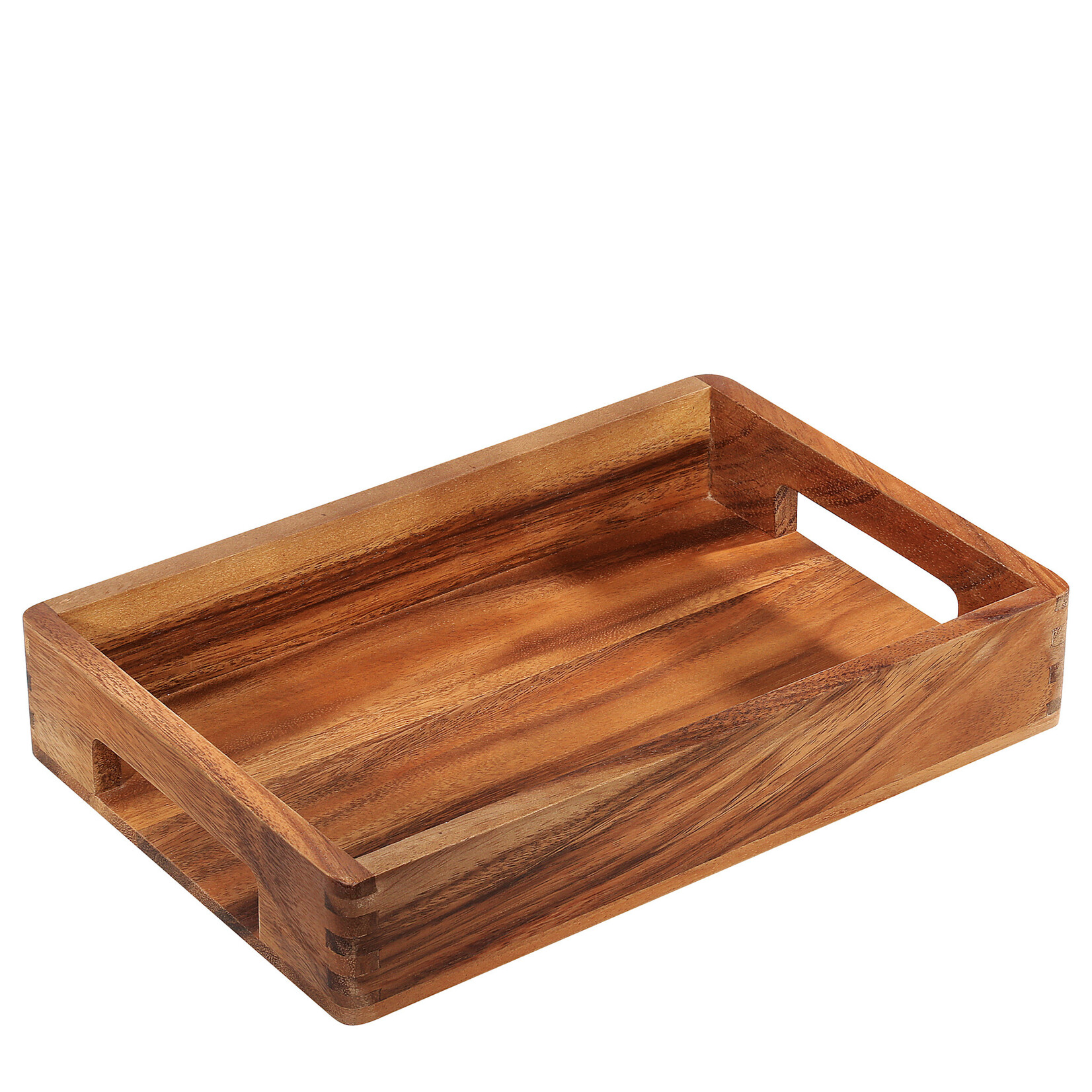 Zassenhaus 33 x 22 x 6 cm acacia dienblad rechthoekig afgeronde hoeken Zassenhaus 059243