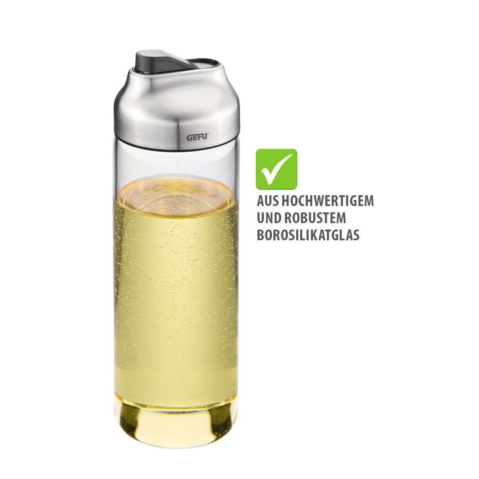 Gefu Gefu Kippo glazen olie of azijn dispenser keuken Gefu Kippo glas oliefles met schenker Gefu 33732