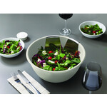 Joseph Joseph Joseph Joseph Uno Saladeschaal beige met Saladebestek rvs  Joseph Joseph 20155 Stone
