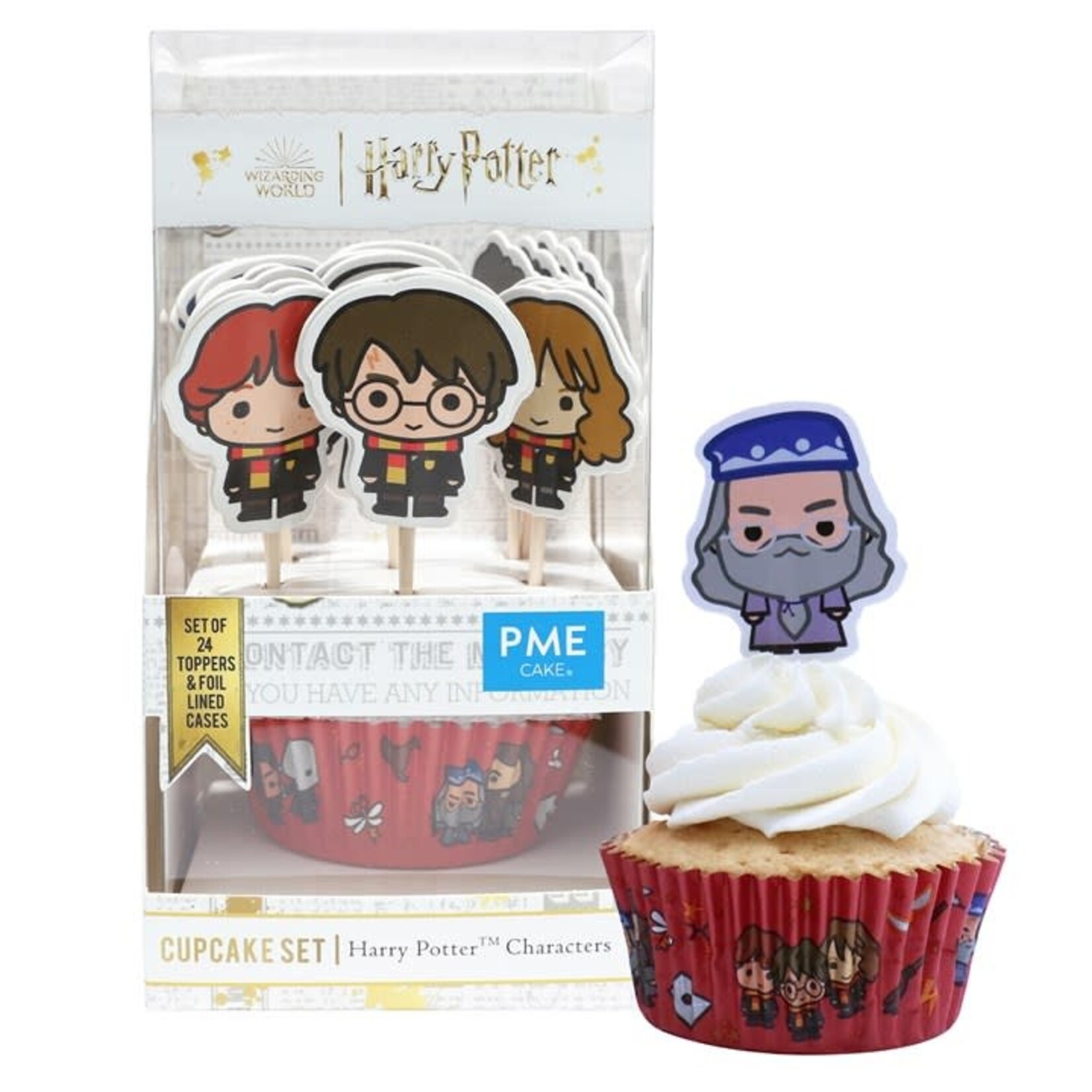 PME Cake PME cake 24 Harry Potter cupcake vormpjes en 24 Harry Potter toppers PME Cake HPC213
