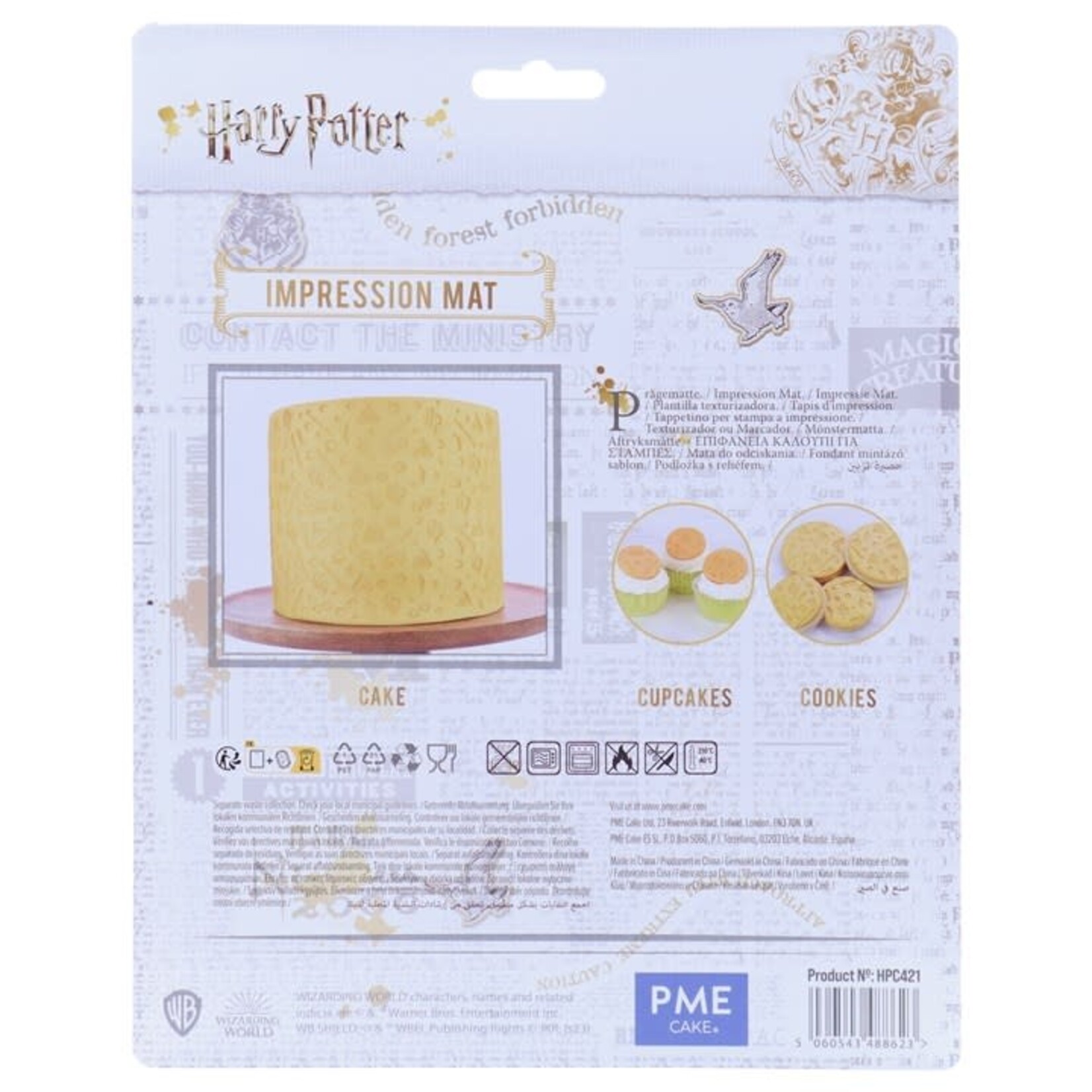 PME Cake PME cake Harry Potter mal voor fondant druk mat toverwereld Harry Potter PME Cake HPC421