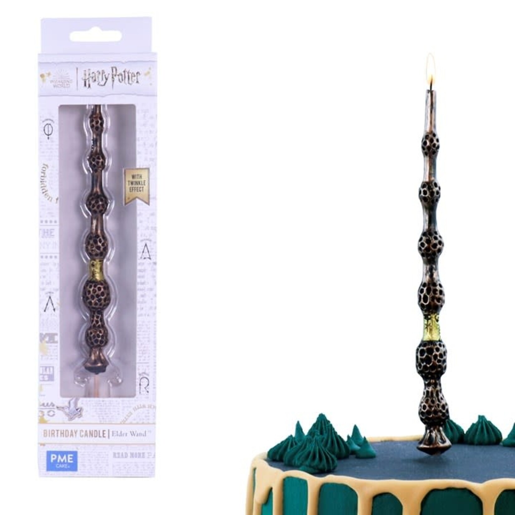 PME Cake Harry Potter kaars toverstaf Zegevlier Elder Wand toverstok kaars Harry Potter PME Cake HPW120