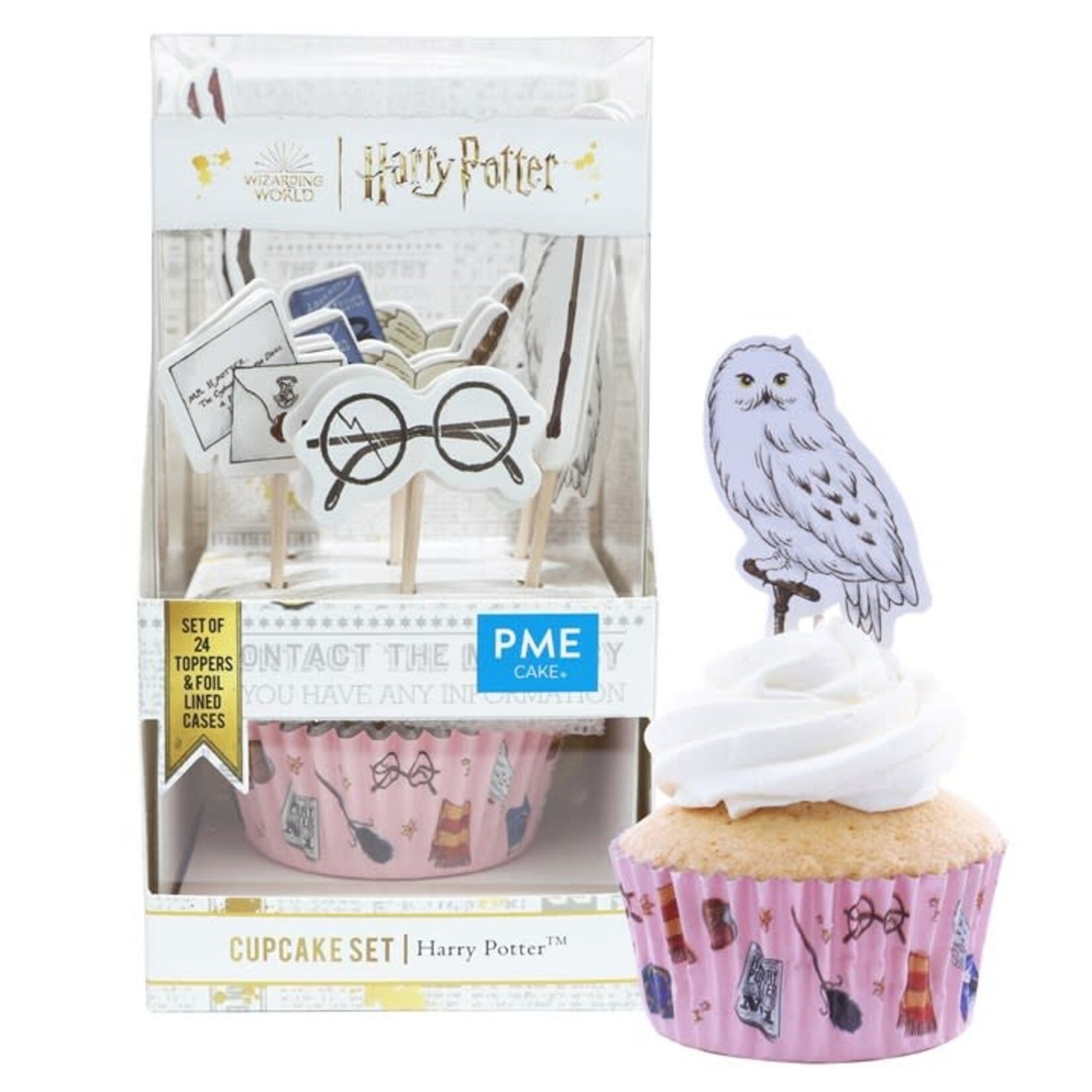 PME Cake PME cake 24 Harry Potter cupcake vormpjes en 24 Harry Potter toppers PME Cake HPM216