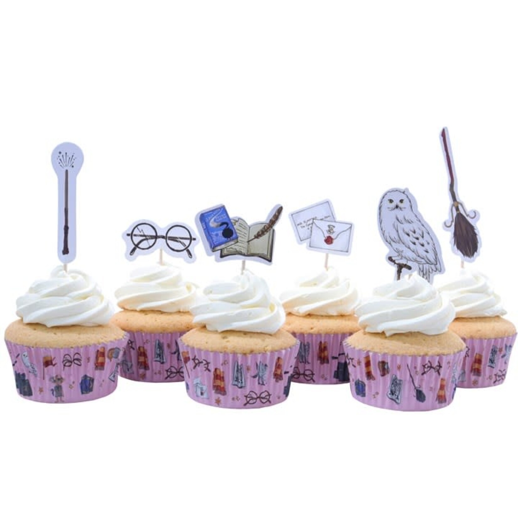 PME Cake PME cake 24 Harry Potter cupcake vormpjes en 24 Harry Potter toppers PME Cake HPM216
