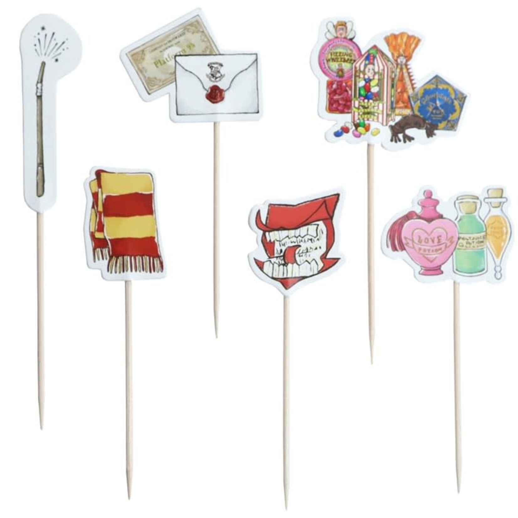 PME Cake PME cake 24 Harry Potter cupcake vormpjes en 24 Ron Wemel Ron Weasley toppers PME Cake HPM218