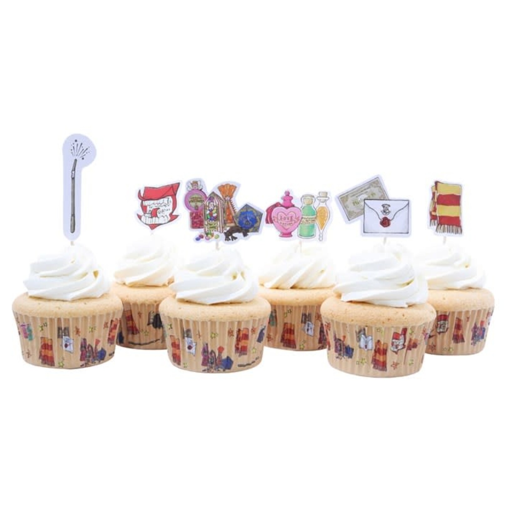 PME Cake PME cake 24 Harry Potter cupcake vormpjes en 24 Ron Wemel Ron Weasley toppers PME Cake HPM218