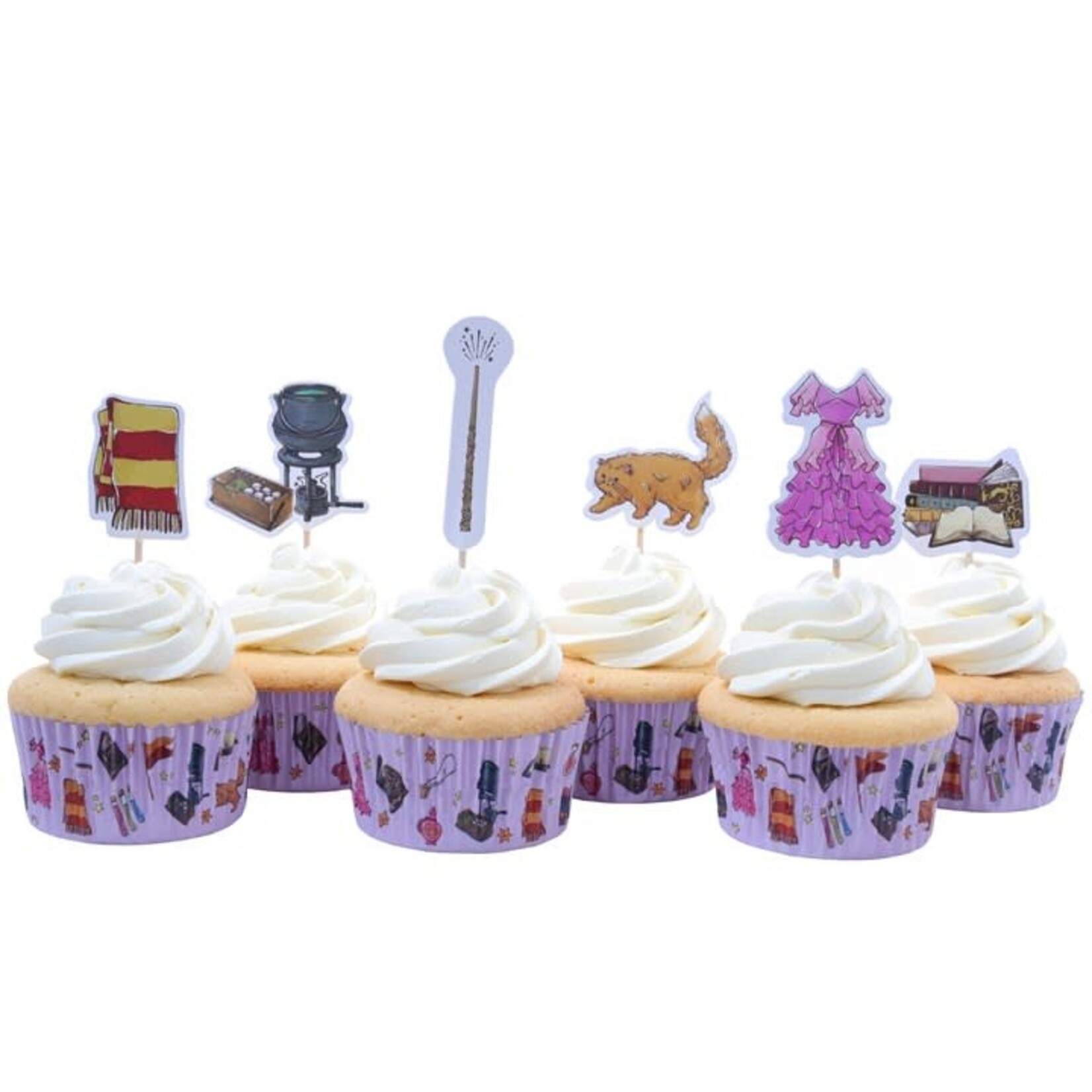 PME Cake PME cake 24 Harry Potter cupcake vormpjes en 24 Hermelien Griffel Hermione Granger toppers PME Cake HPM218