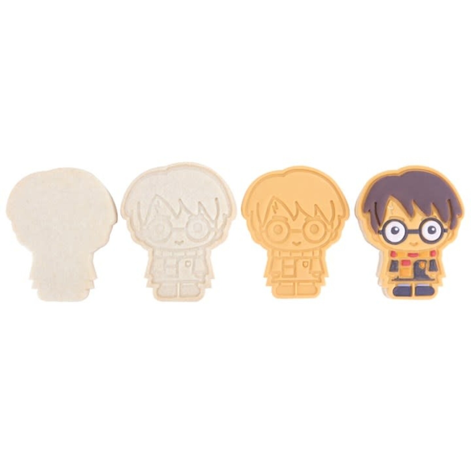 PME Cake Harry Potter set-3 karakter koekjes uitsteekvormen Harry, Ron en Hermelien Harry Potter PME Cake HPC401