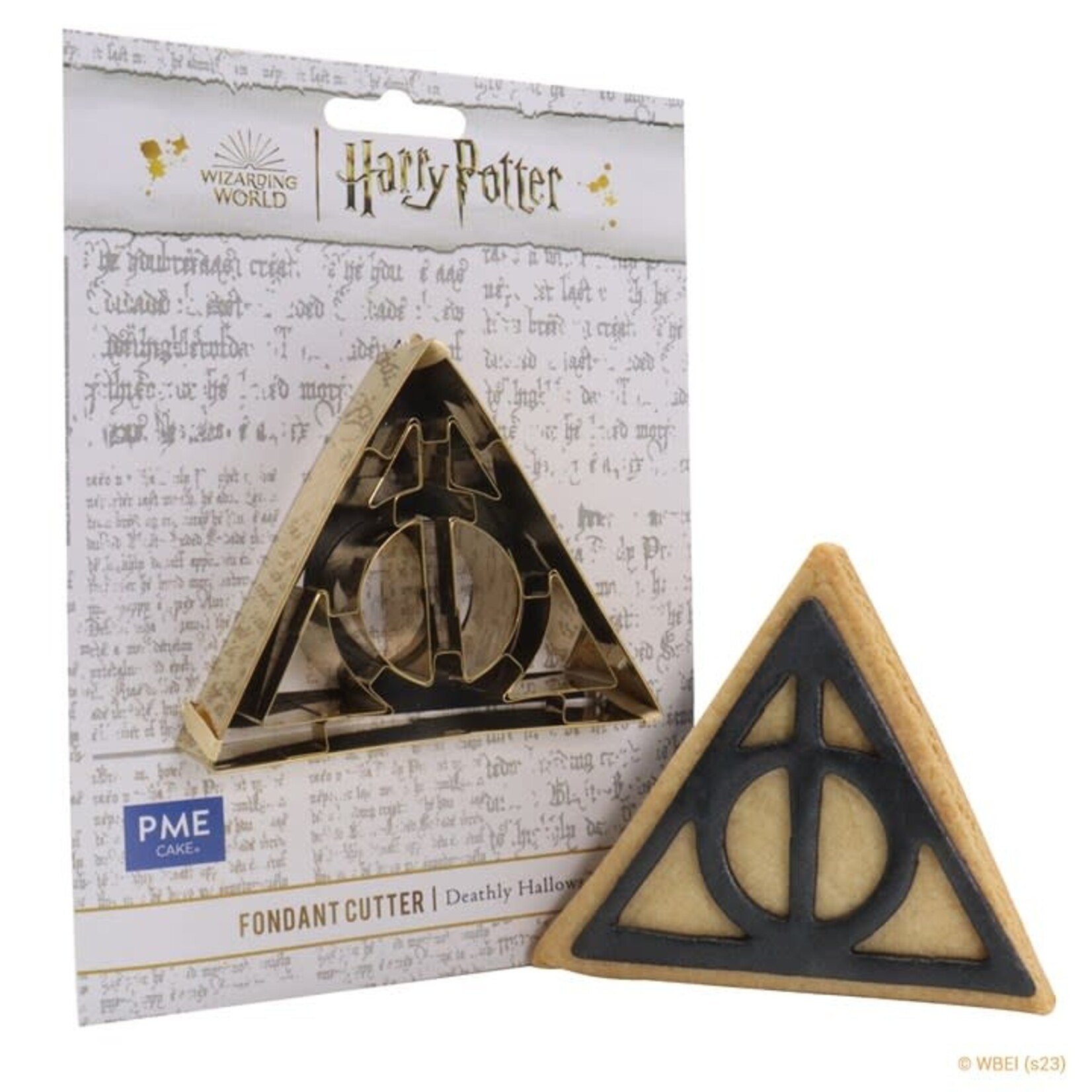 PME Cake Harry Potter Deathly Hallows fondant snijder koek uitsteekvorm Relieken van de Dood teken Harry Potter PME Cake HPW507