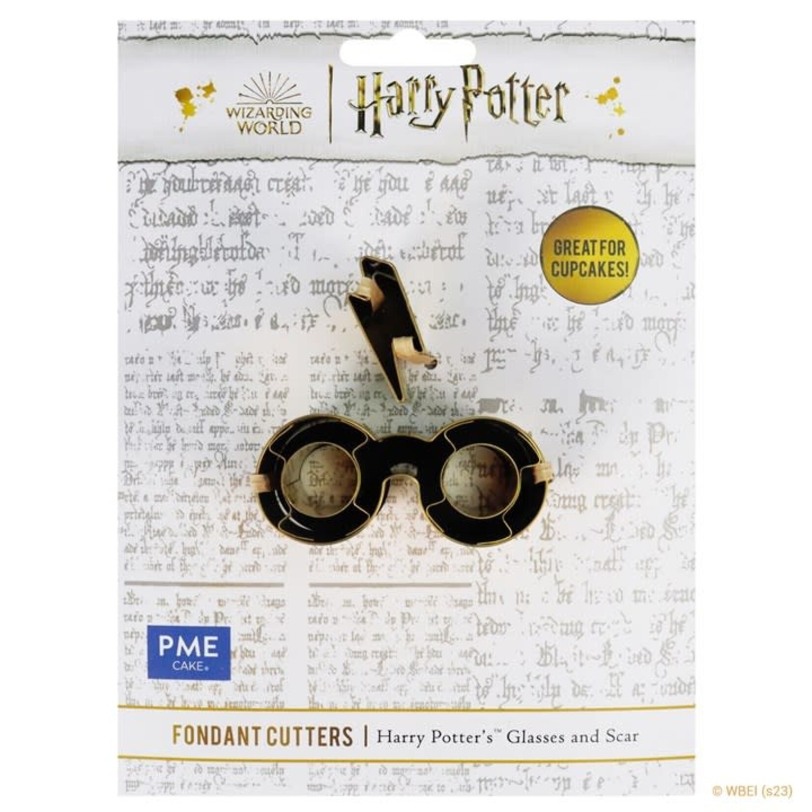 PME Cake Harry Potter Glasses and Scar small fondant snijder koek uitsteekvorm bril & litteken Harry Potter PME Cake HPW502
