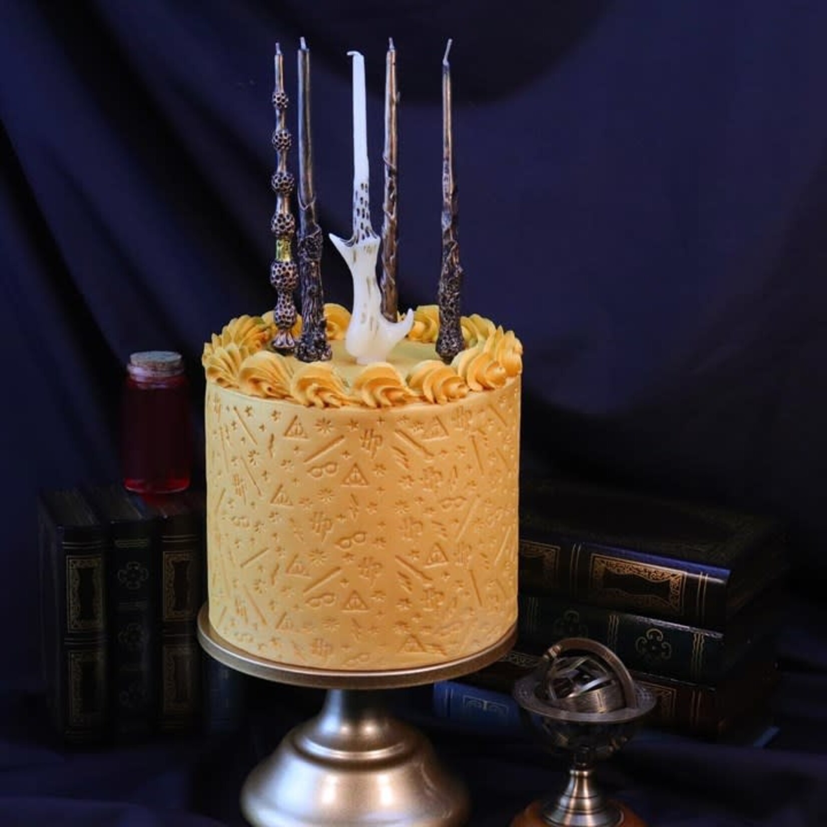 PME Cake Harry Potter kaars toverstok set-5 verschillende sparkelende toverstaf kaarsen Harry Potter PME Cake HPW116