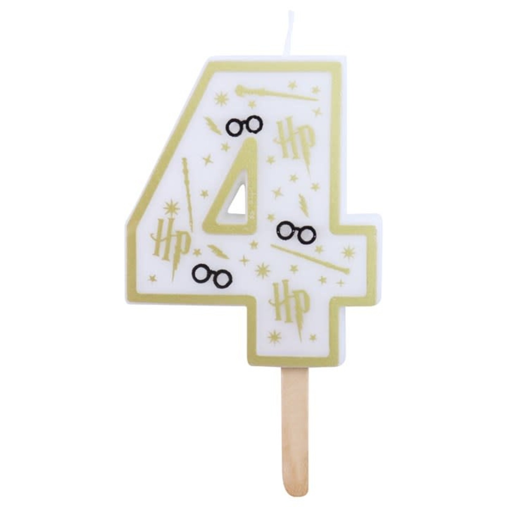 PME Cake Harry Potter verjaardag kaars nummer vier 4 Harry Potter PME Cake HPW134