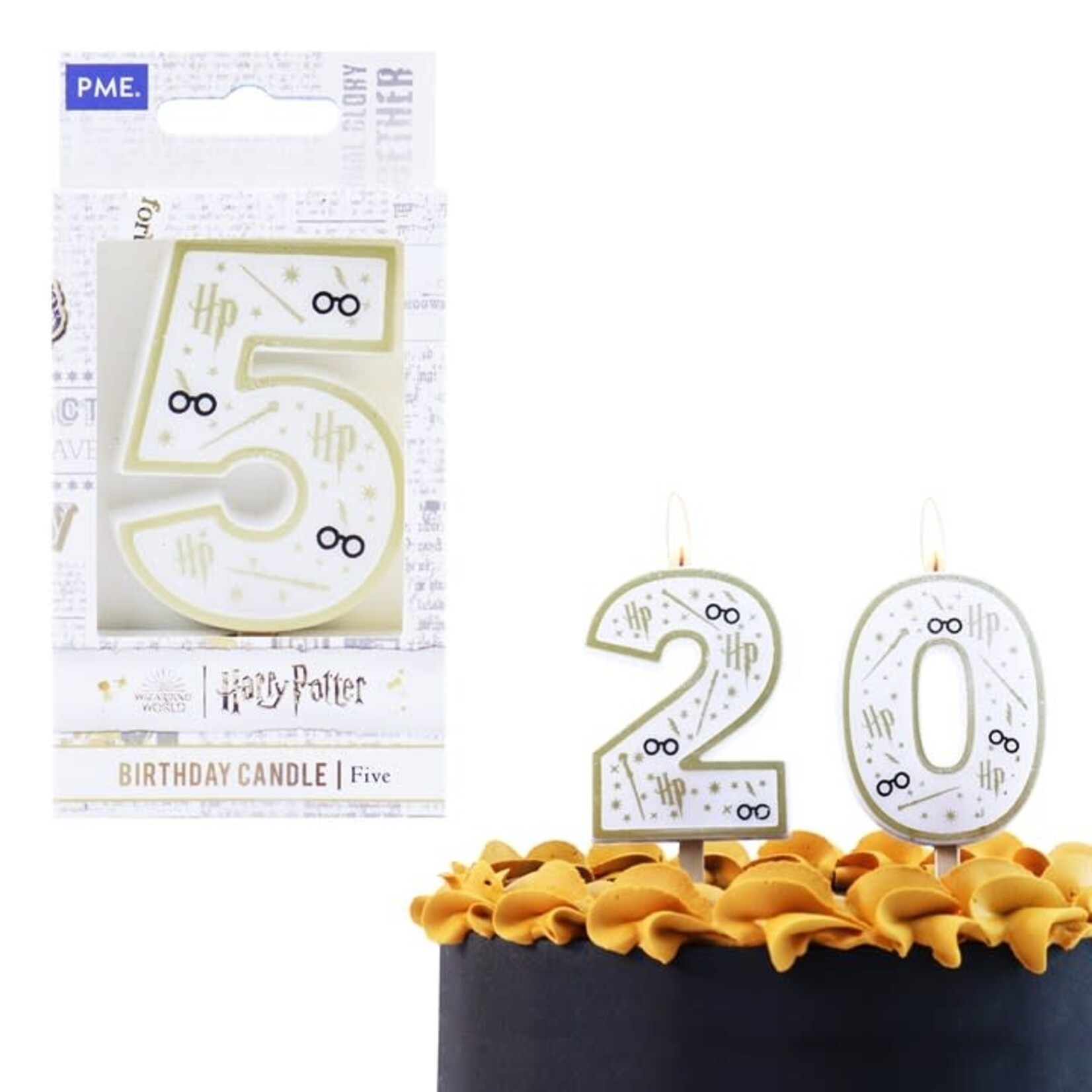PME Cake Harry Potter verjaardag kaars nummer vijf 5 Harry Potter PME Cake HPW135