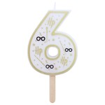 PME Cake Harry Potter verjaardag kaars nummer zes 6 Harry Potter PME Cake HPW136