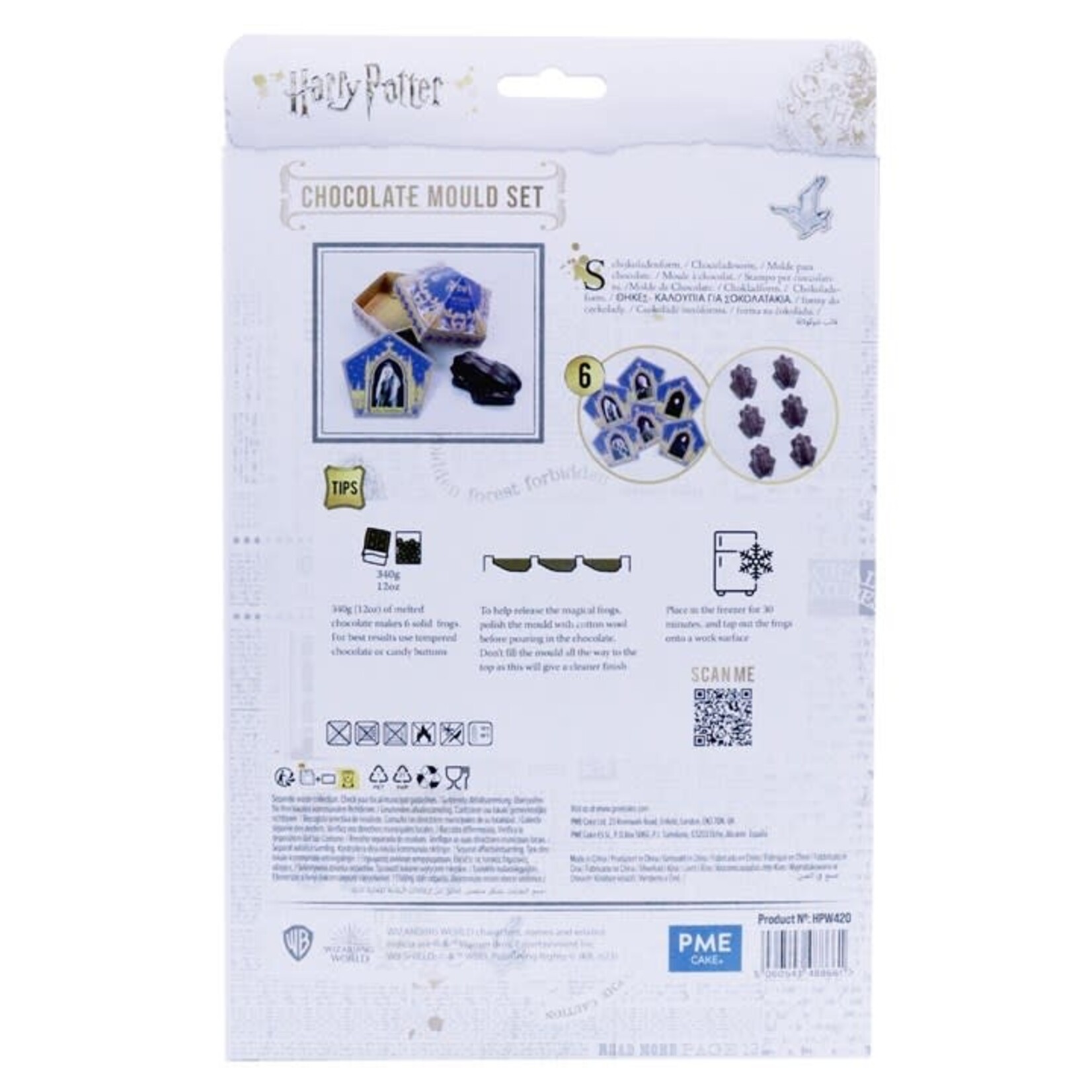 PME Cake Harry Potter Chocolade kikker mal kit, Chocolate Frog Mould Kit Harry Potter HPW420