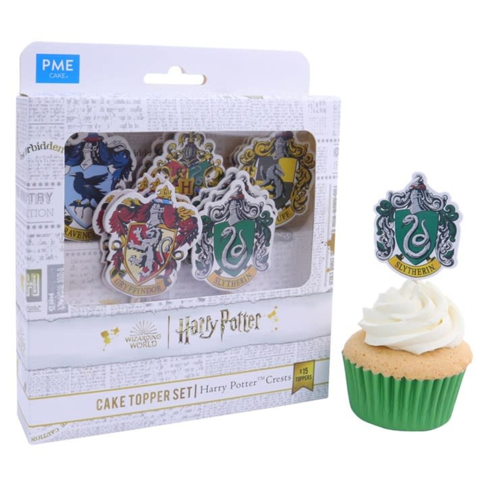 PME Cake PME cake Harry Potter 5x3 cake toppers wapens Zweinstein Harry Potter PME Cake HPh226