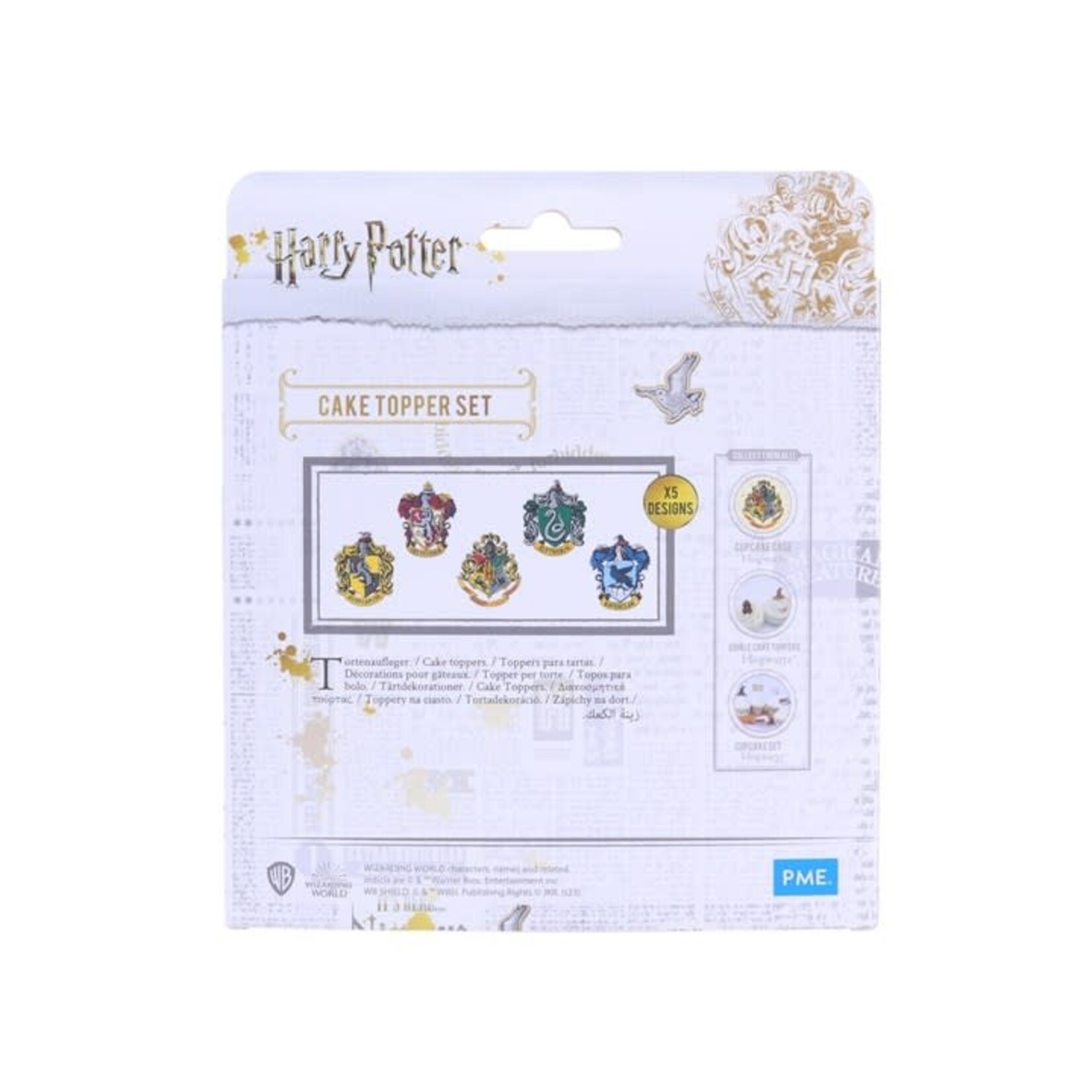 PME Cake PME cake Harry Potter 5x3 cake toppers wapens Zweinstein Harry Potter PME Cake HPh226