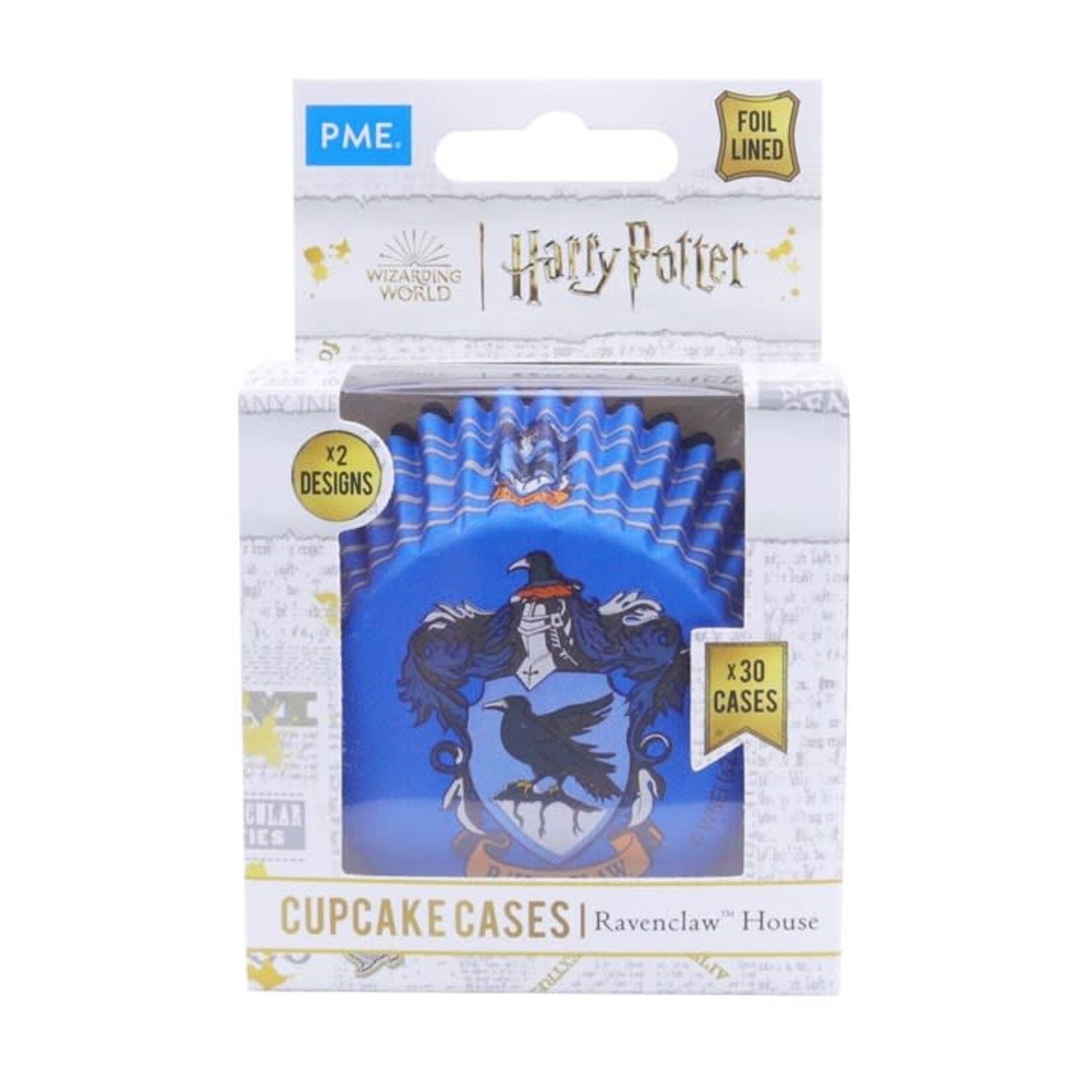 PME Cake PME cake Harry Potter 30 Ravenclaw house cupcake vormpjes met folie voering Harry Potter PME Cake HPh209