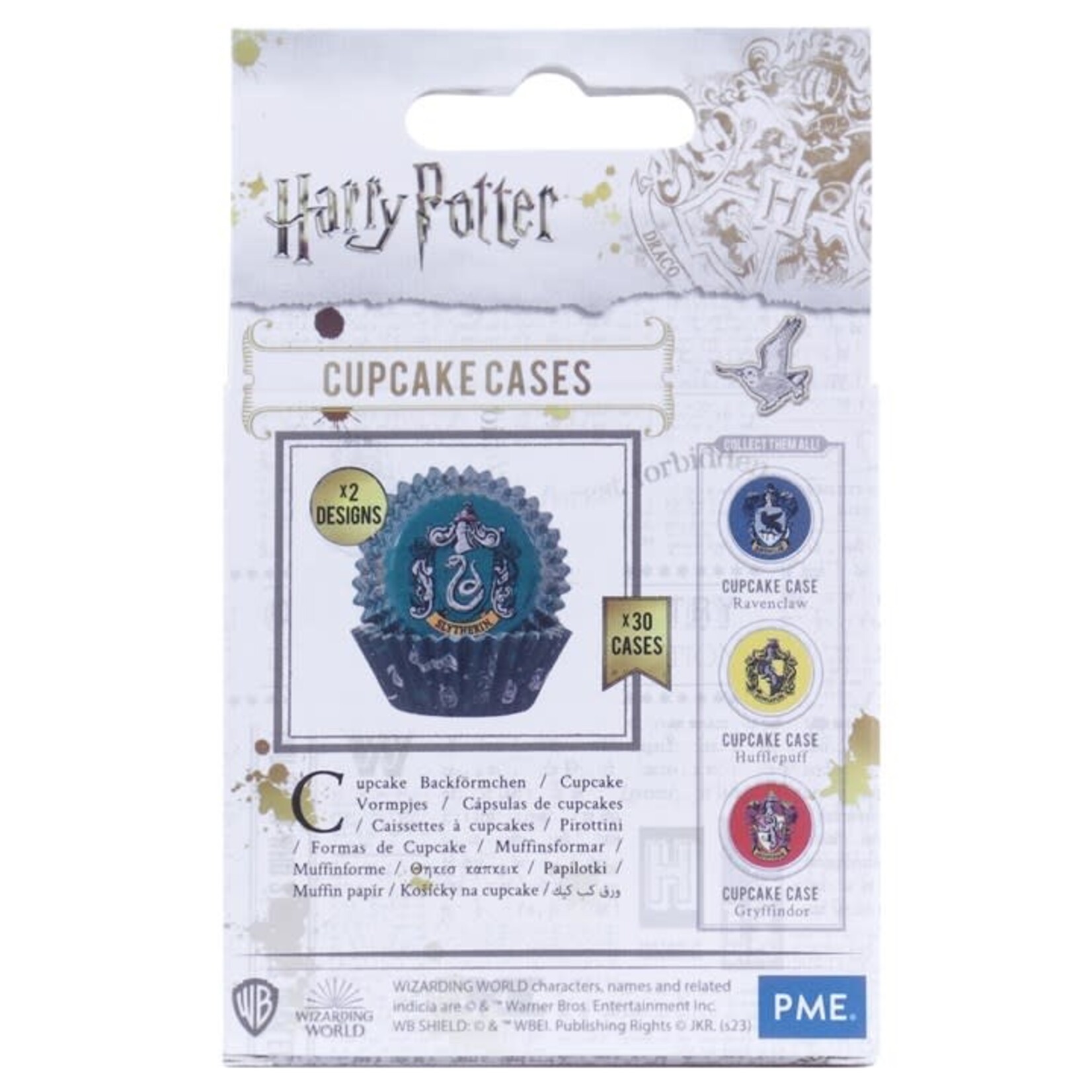 PME Cake PME cake Harry Potter 30 Slythrin  house cupcake vormpjes met folie voering Harry Potter PME Cake HPh209