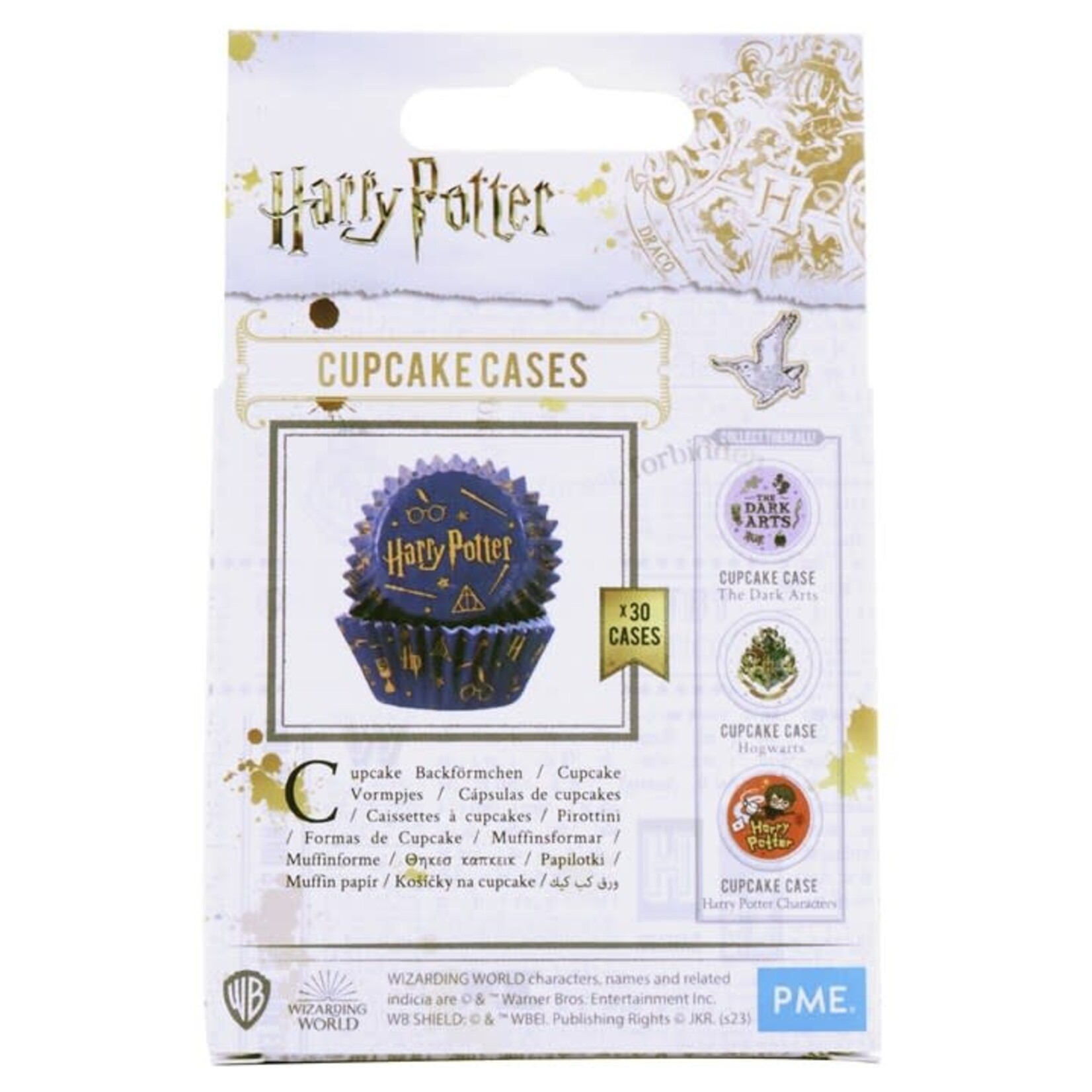 PME Cake PME cake Harry Potter 30 Harry Potter cupcake vormpjes met folie voering Harry Potter PME Cake HPW206