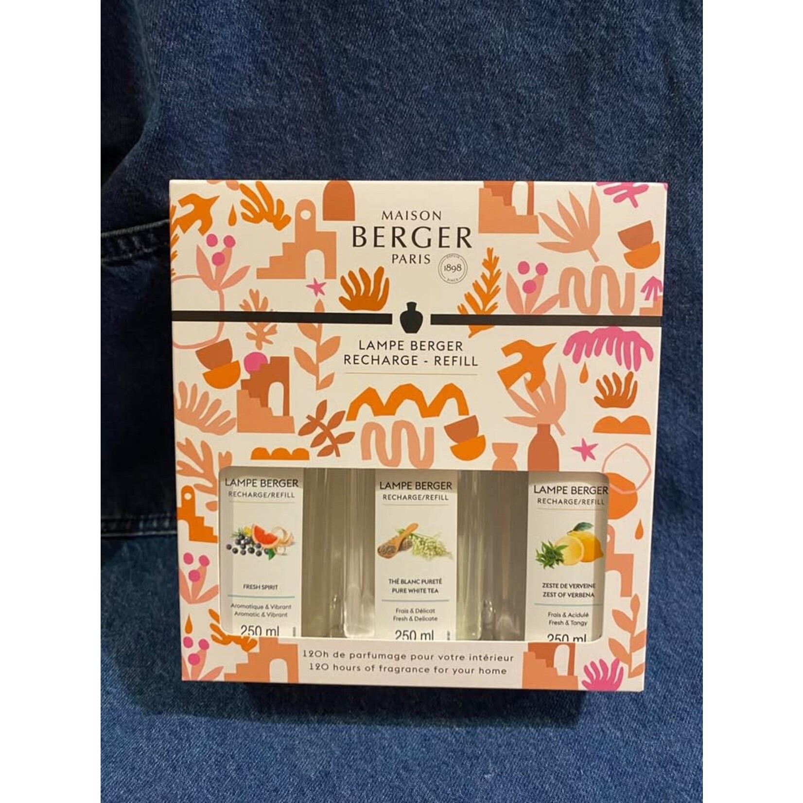 Maison Berger Paris 1898 set-3 huisgeuren 250 ml Maison Berger triopack Estival Lampe Maison Berger 24026