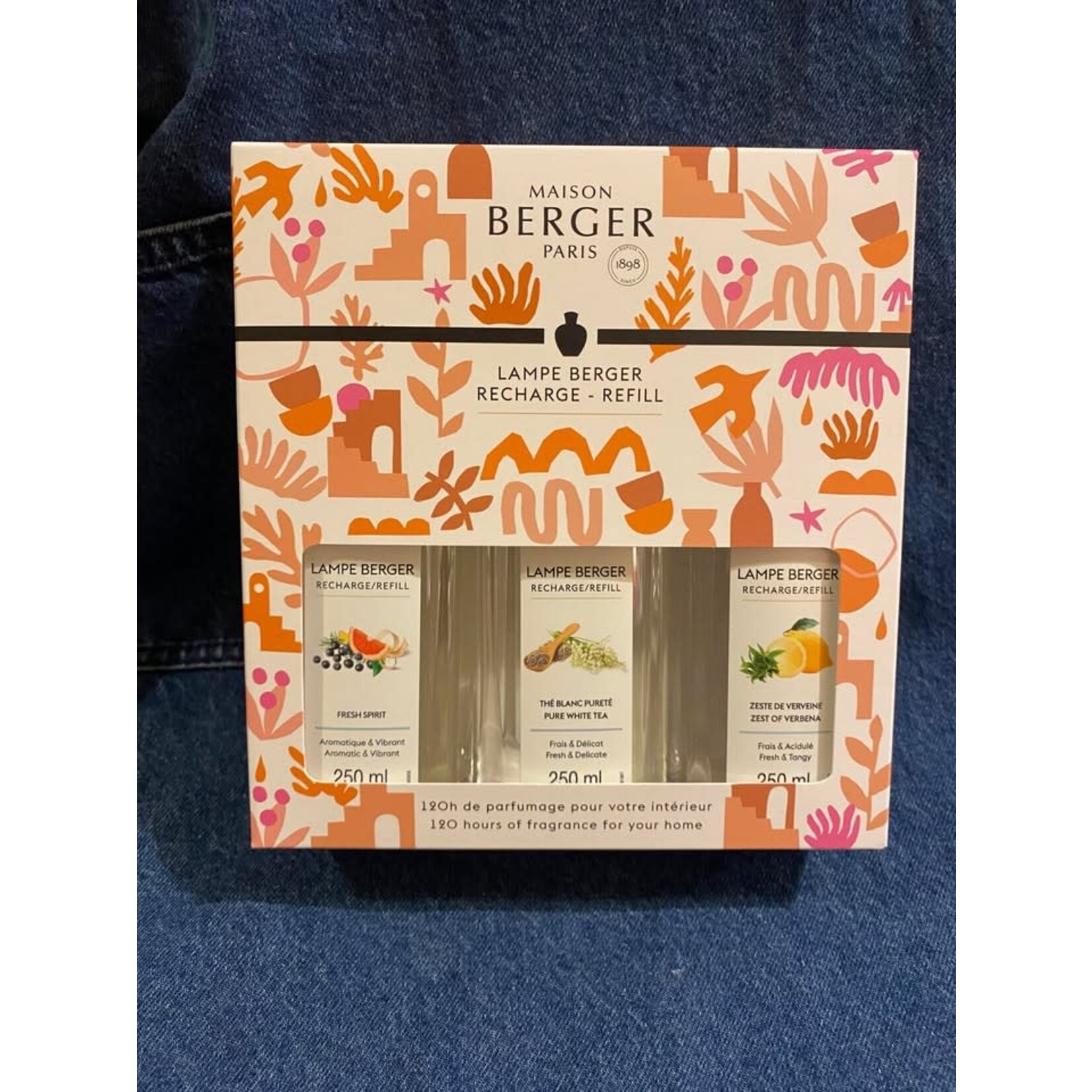 Maison Berger Paris 1898 set-3 huisgeuren 250 ml Maison Berger triopack Estival Lampe Maison Berger 24026