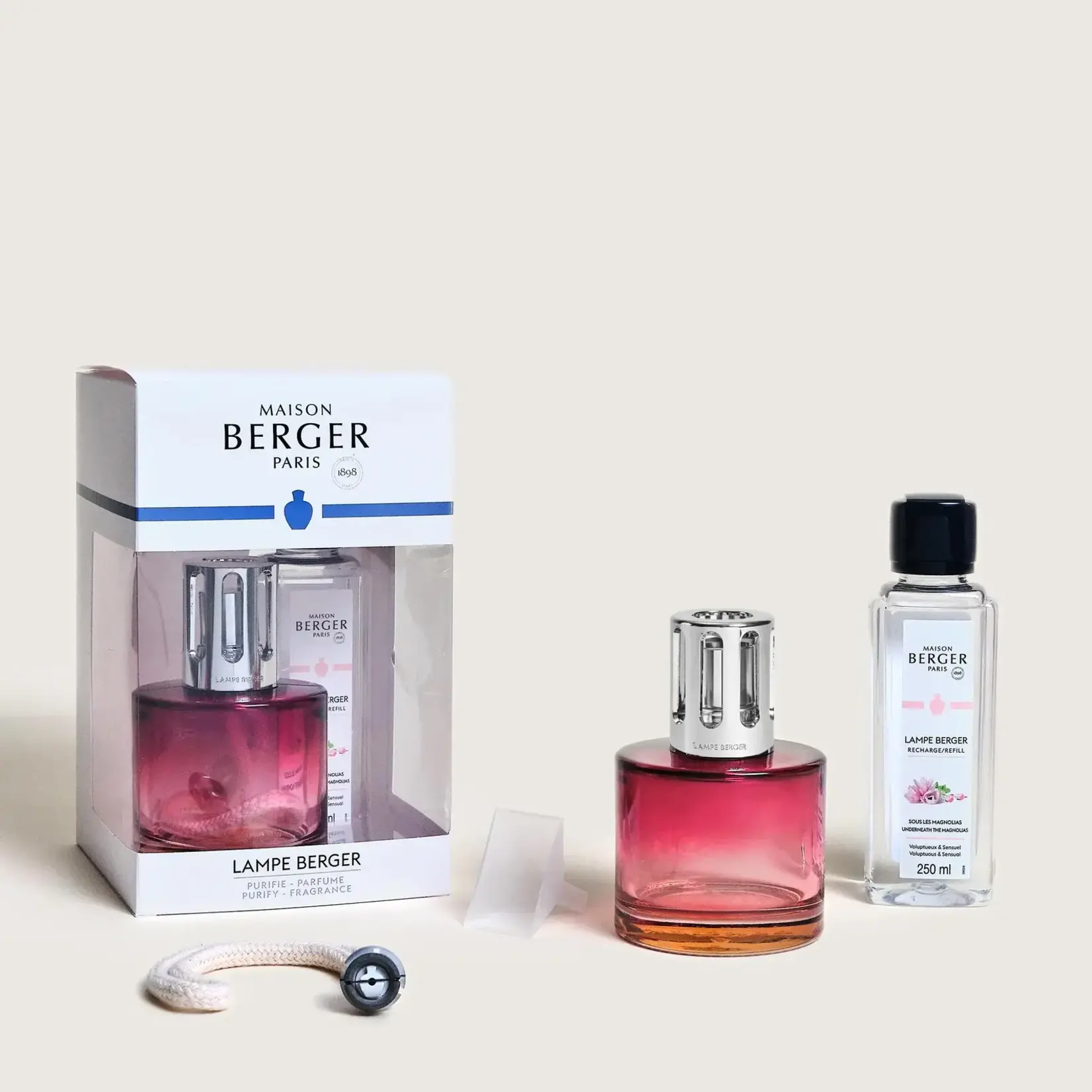 Maison Berger Paris 1898 Maison Berger Lampe giftset Pure Rose Nude Lampe Giftset Pure Rose Nude Maison Berger 4855
