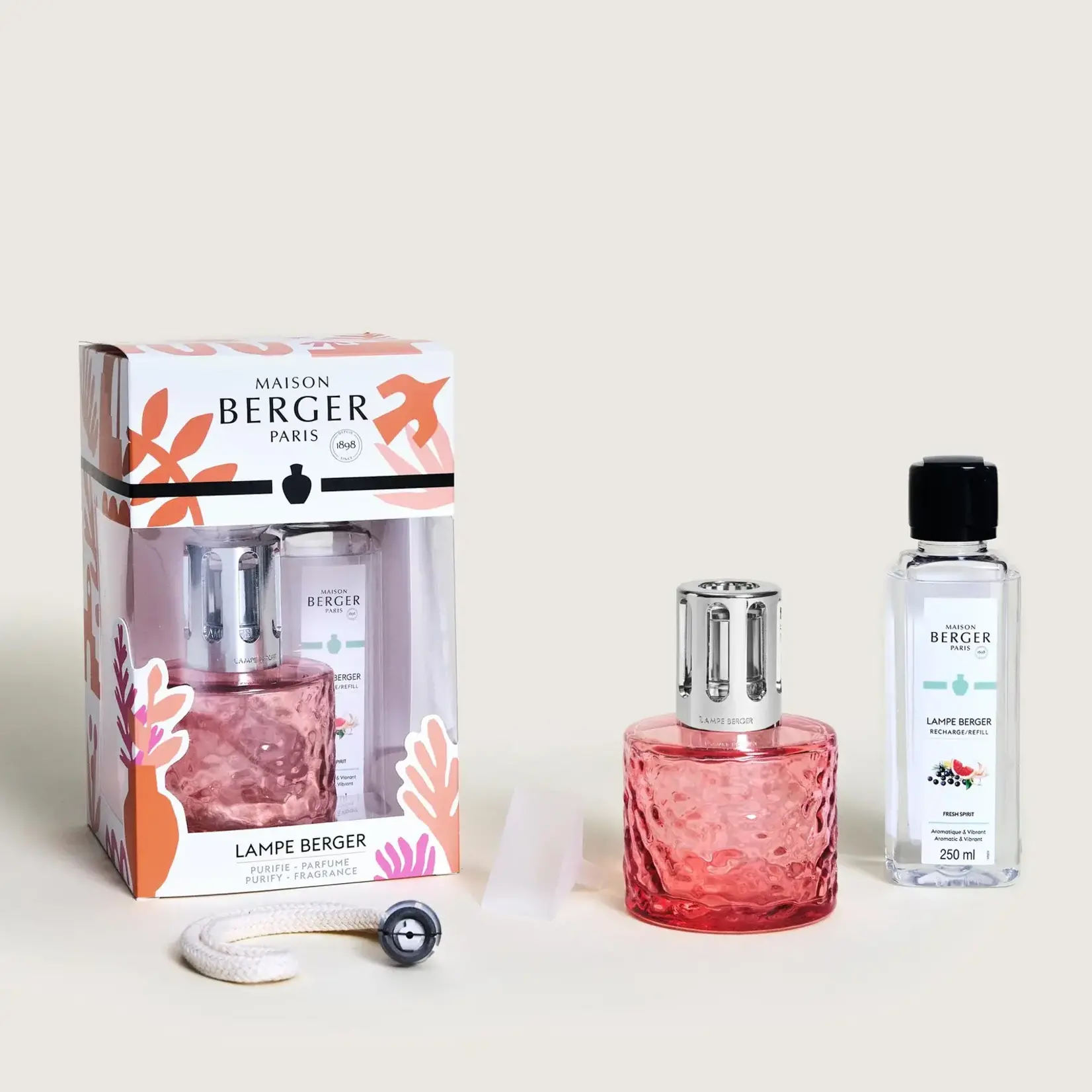 Maison Berger Paris 1898 Maison Berger Lampe giftset Mirage Rose Lampe Giftset Mirage Rose Maison Berger 4858
